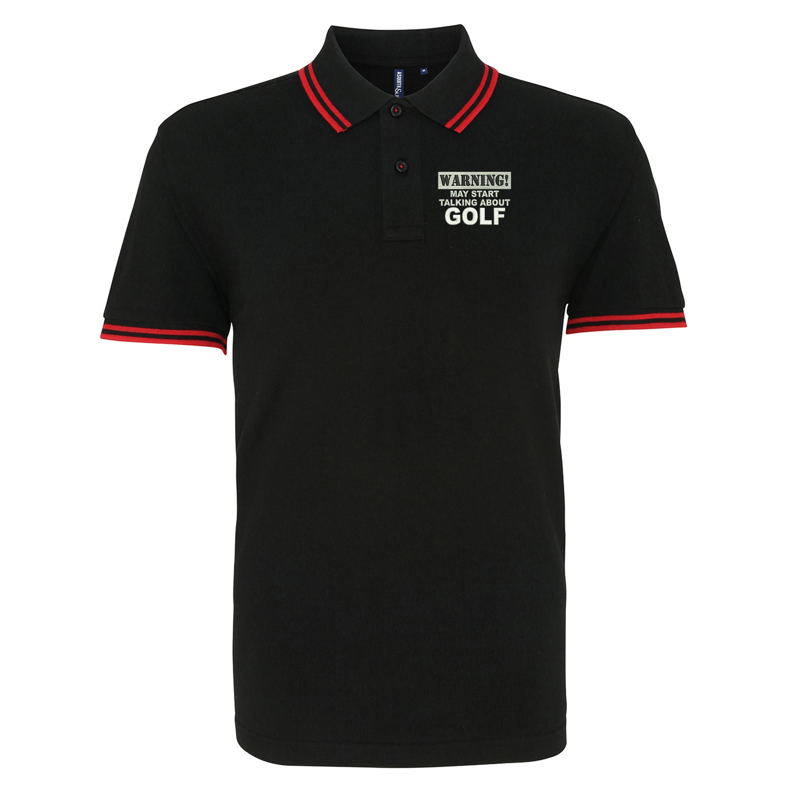 Golf Fan Tipped Polo Shirt
