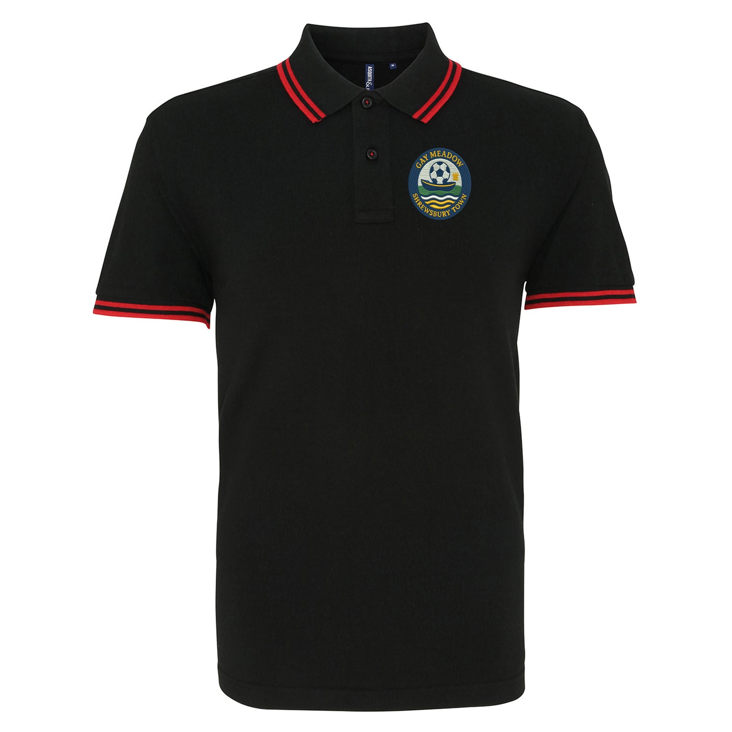Gay Meadow Shrewsbury Town Tipped Polo Shirt