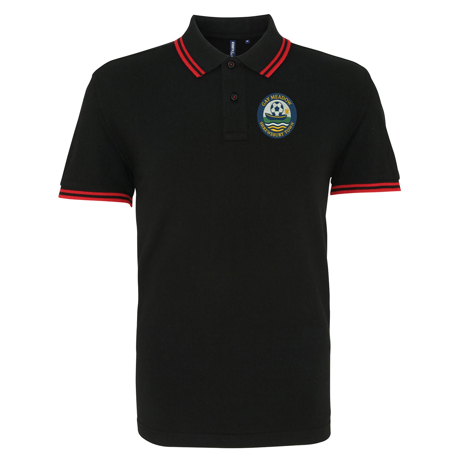 Gay Meadow Shrewsbury Town Tipped Polo Shirt