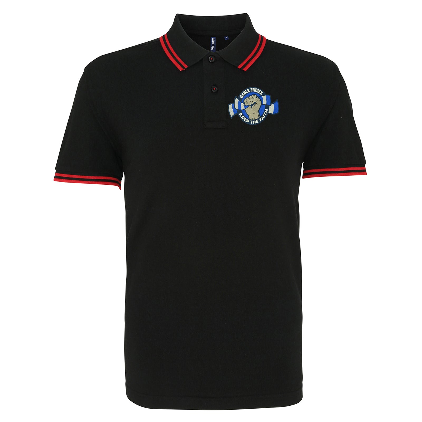 Montrose FC Football Tipped Polo Shirt