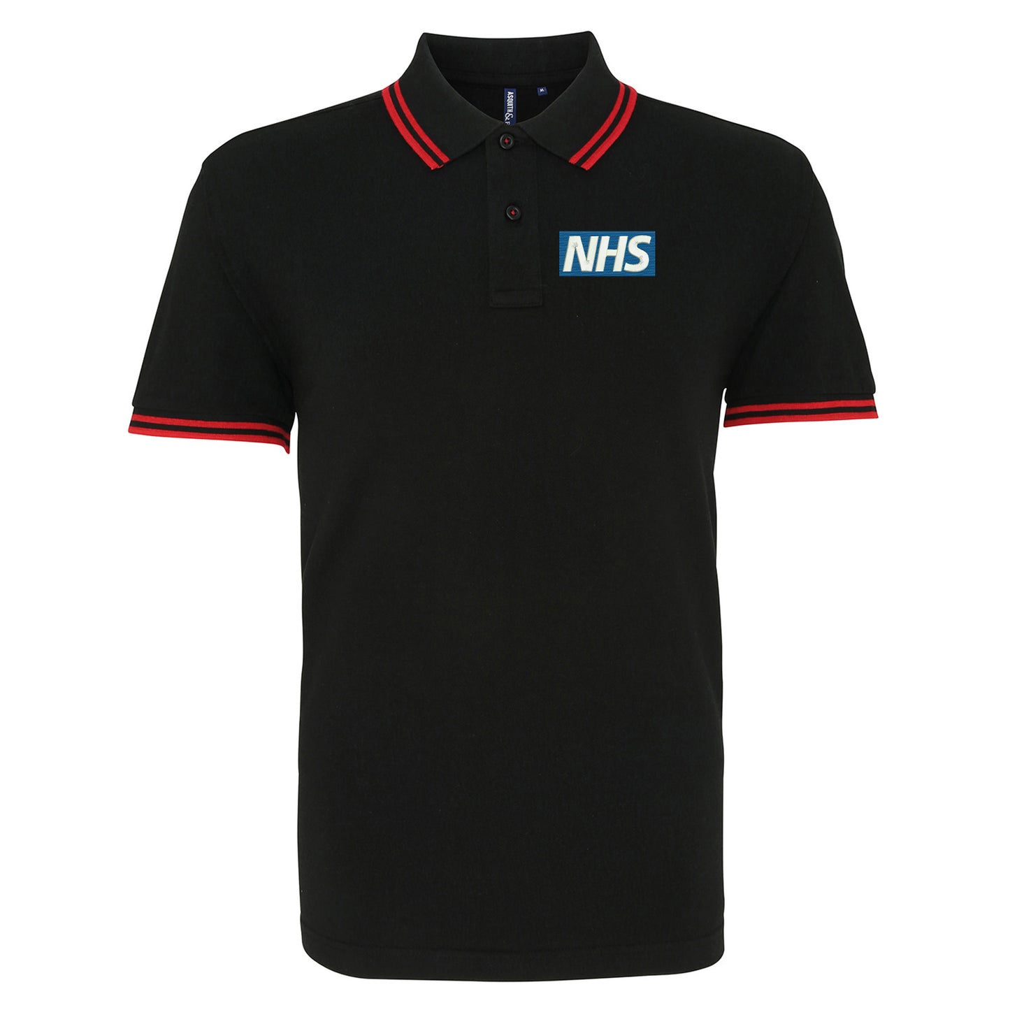 NHS National Health Service Tipped Polo Shirt