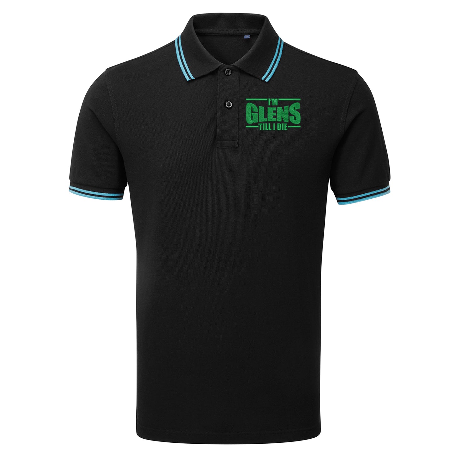 Glentoran FC Football Tipped Polo Shirt