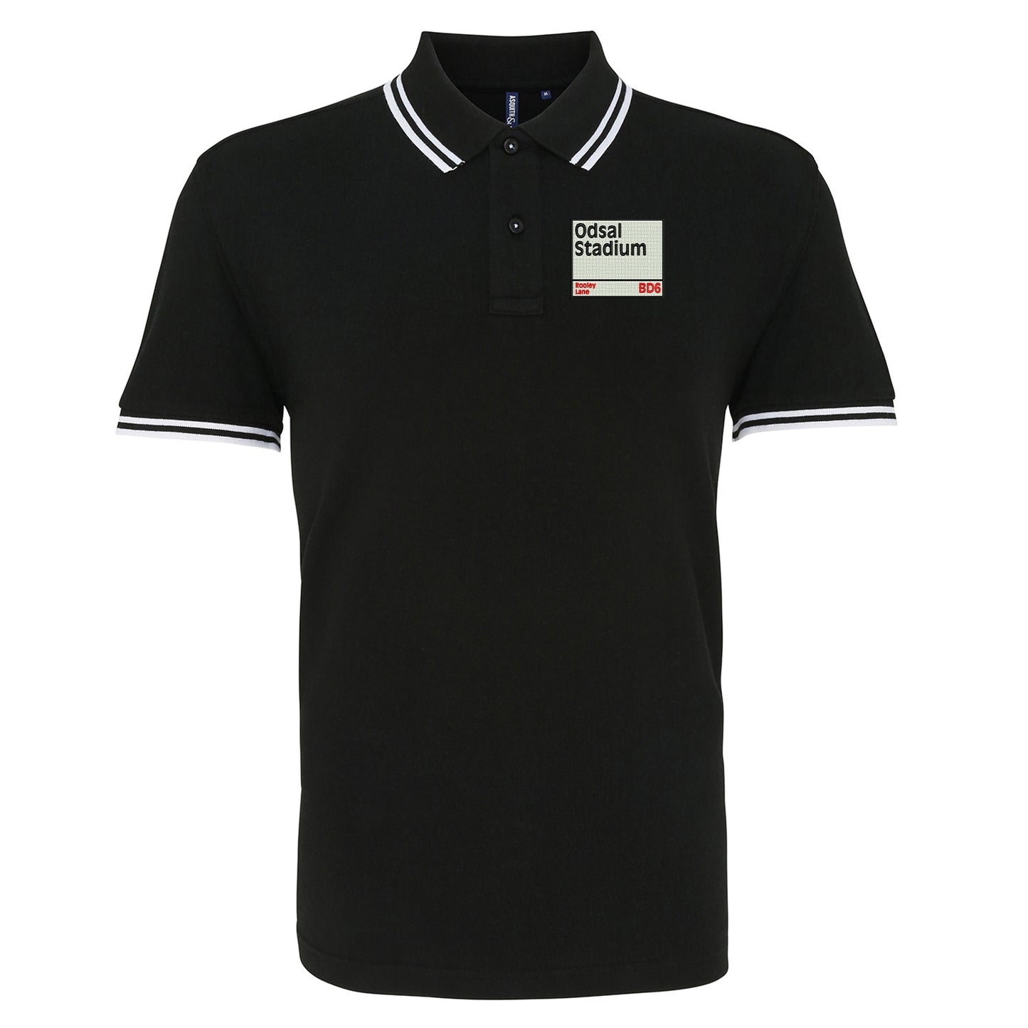 Bradford Bulls Odsal Stadium Tipped Polo Shirt