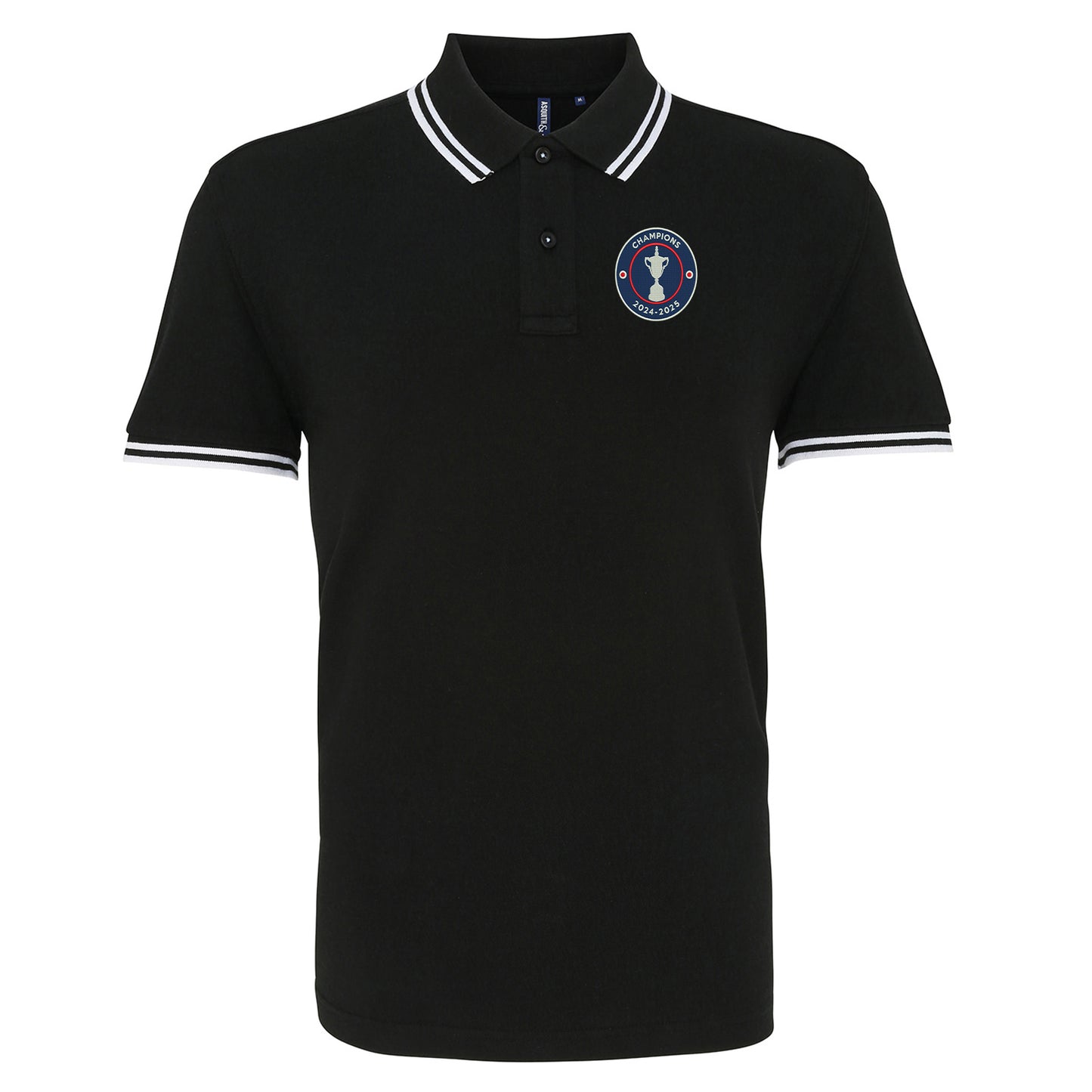 Falkirk Champions 2025 Tipped Polo Shirt
