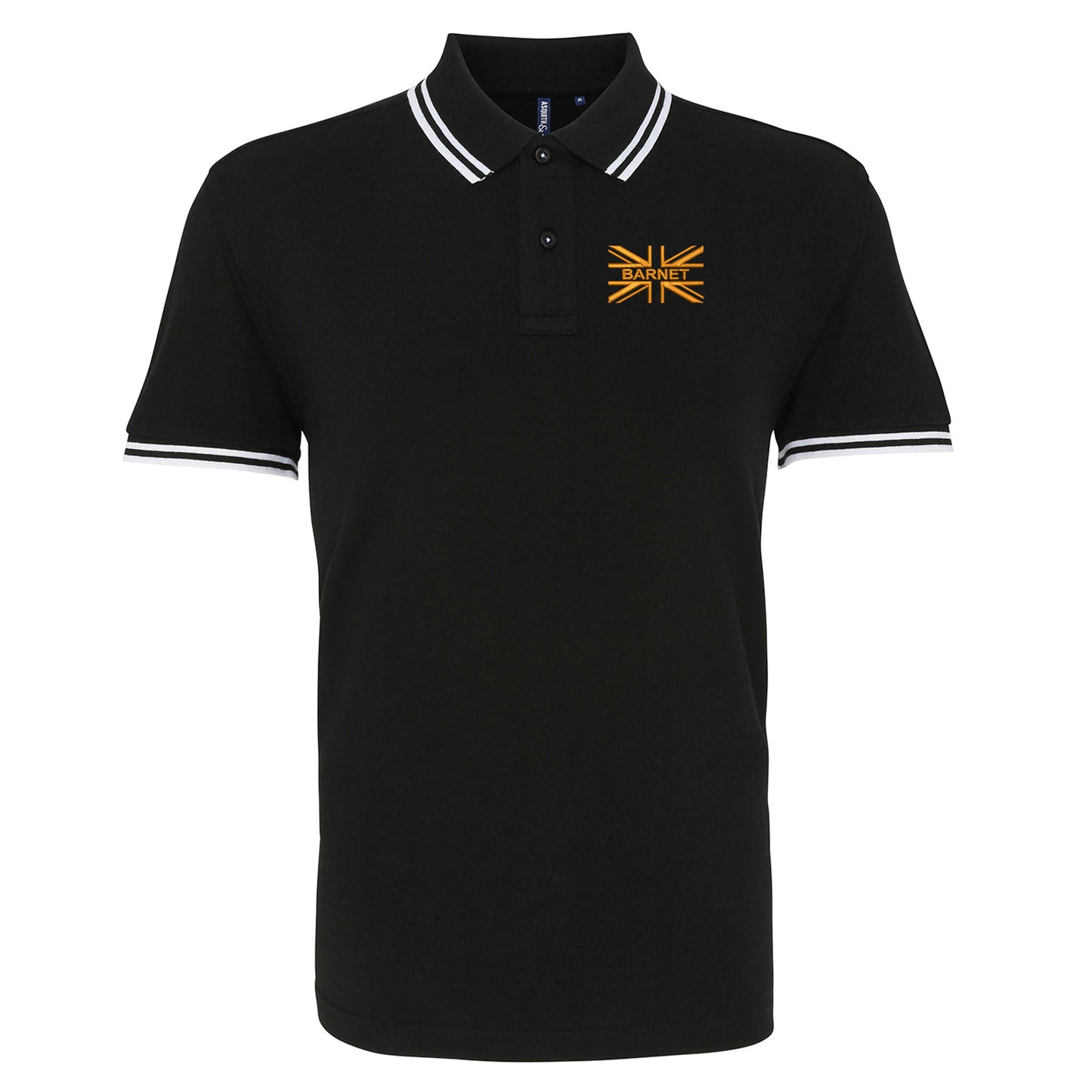 Barnet FC flag Tipped Polo Shirt