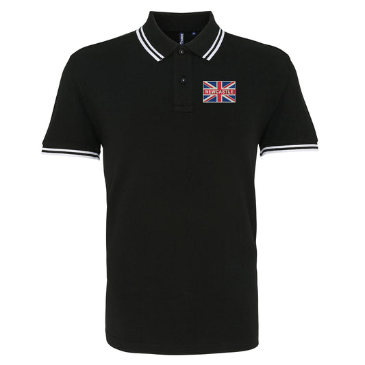 Newcastle United Union Jack Tipped Polo Shirt
