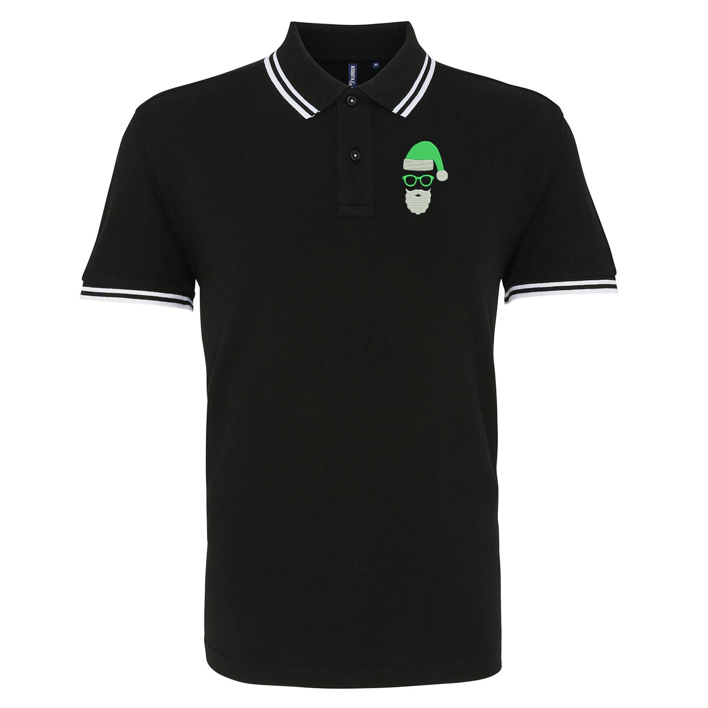 Celtic FC Christmas Tipped Polo Shirt