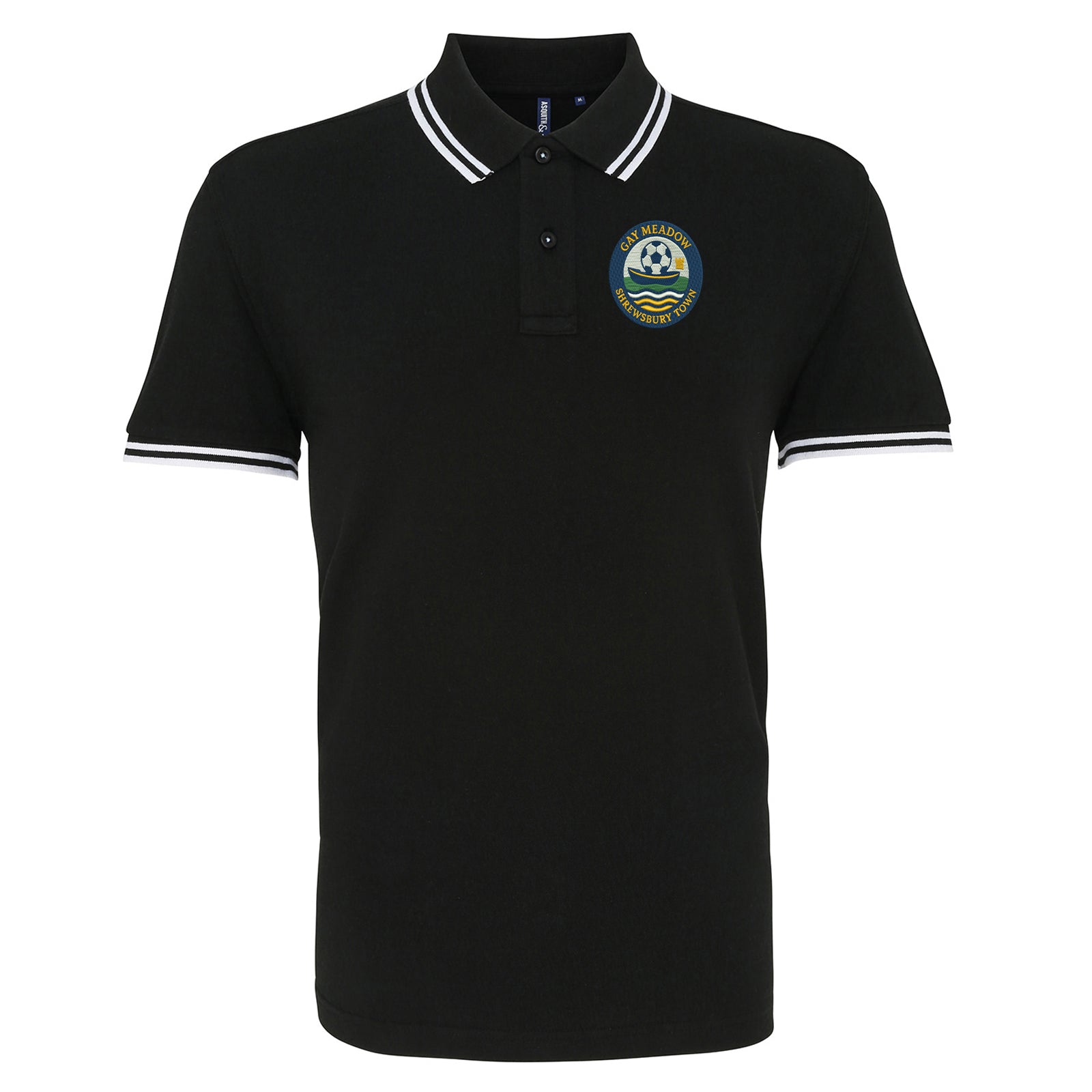 Gay Meadow Shrewsbury Town Tipped Polo Shirt