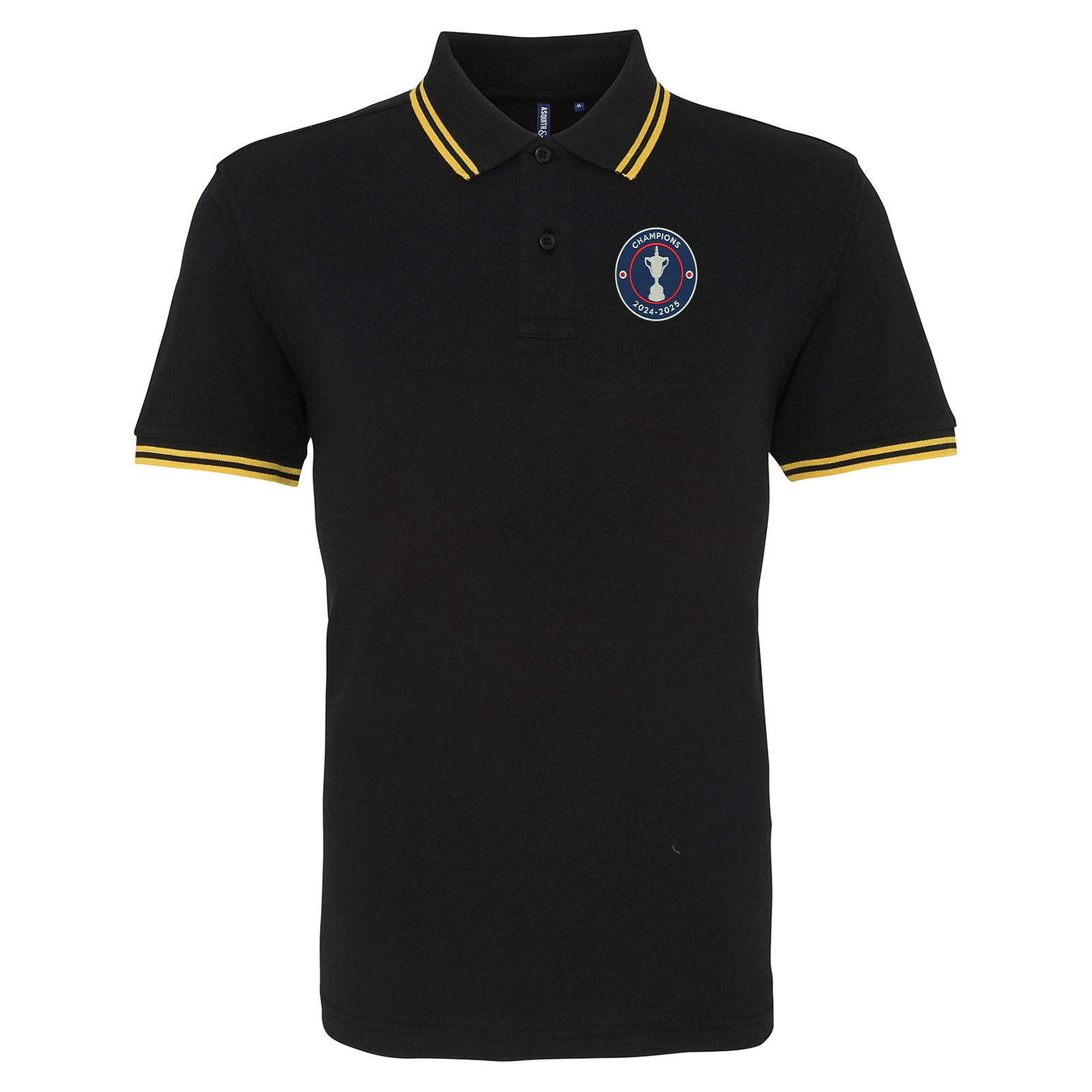 Falkirk Champions 2025 Tipped Polo Shirt