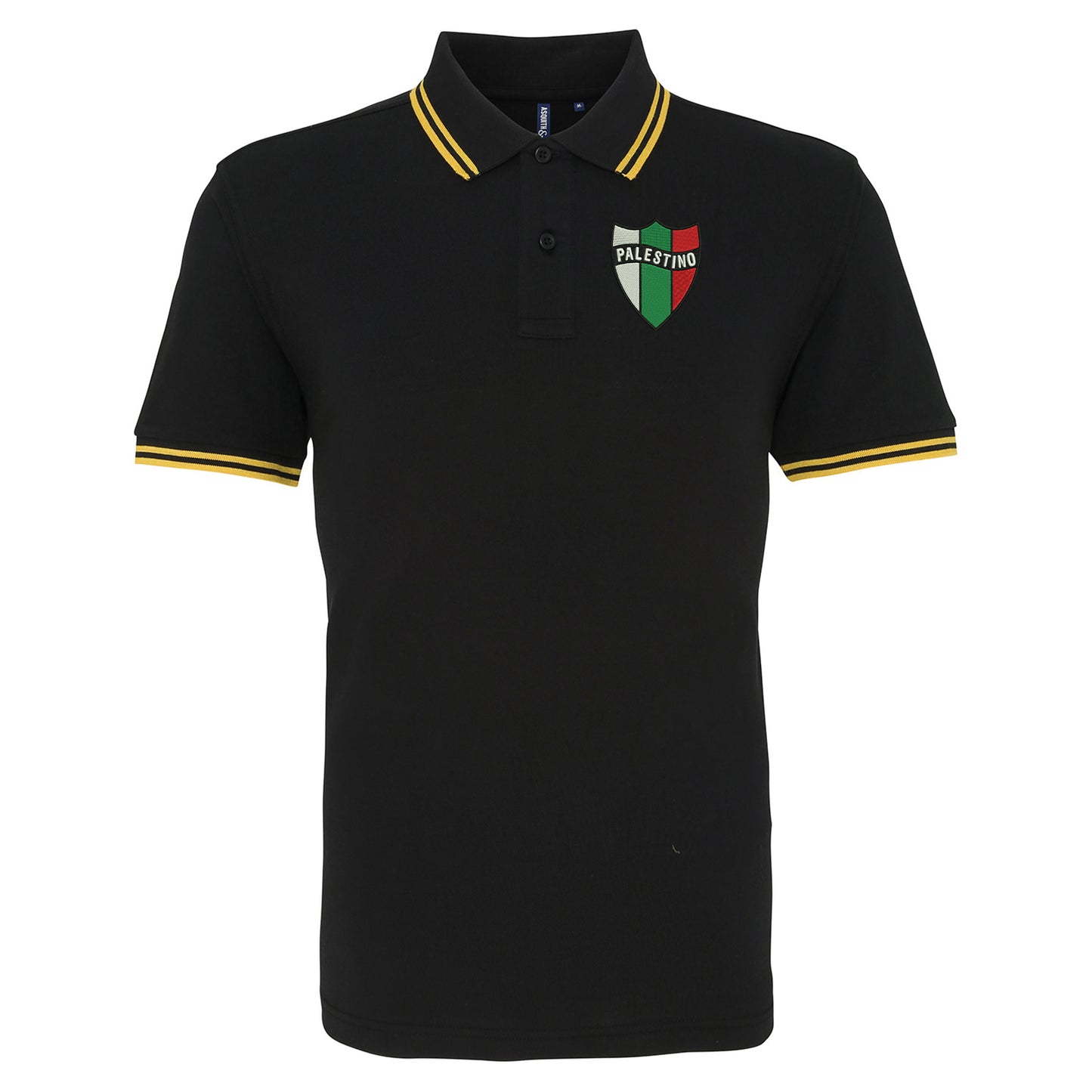 Palestino Football Tipped Polo Shirt