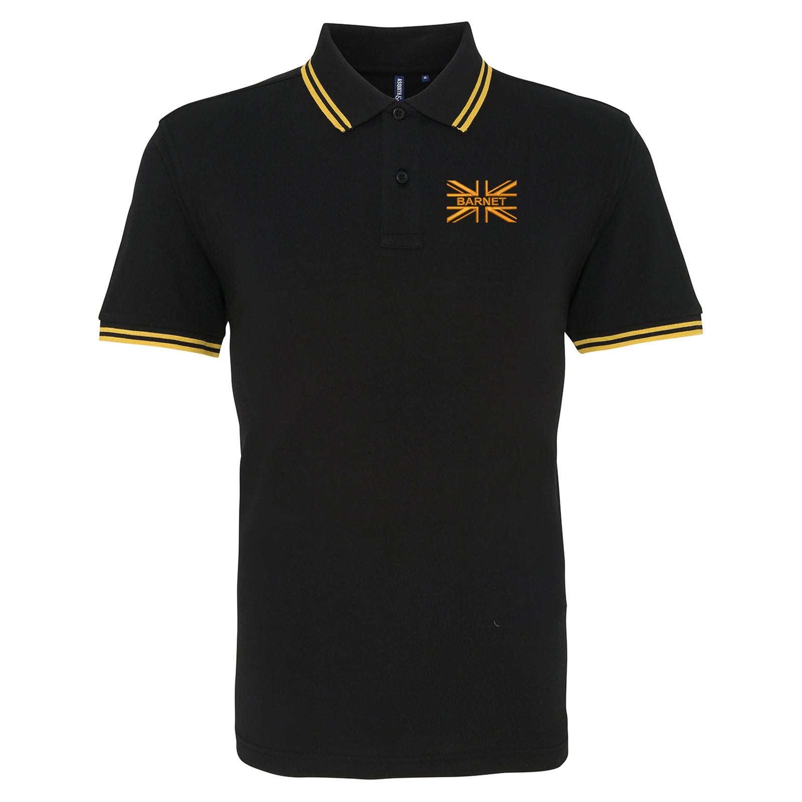 Barnet FC flag Tipped Polo Shirt