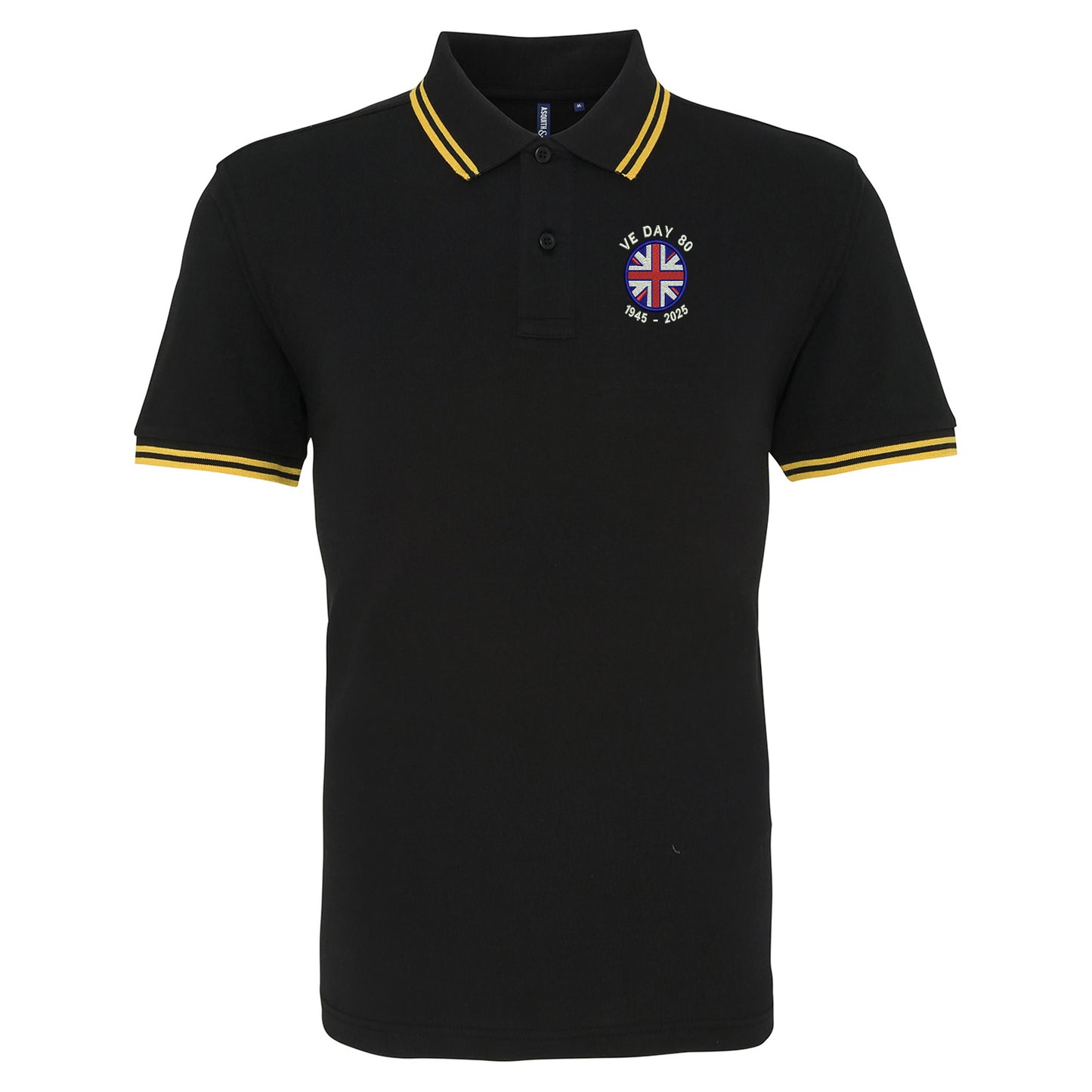 VE Day 80 1945-2025 Tipped Polo Shirt
