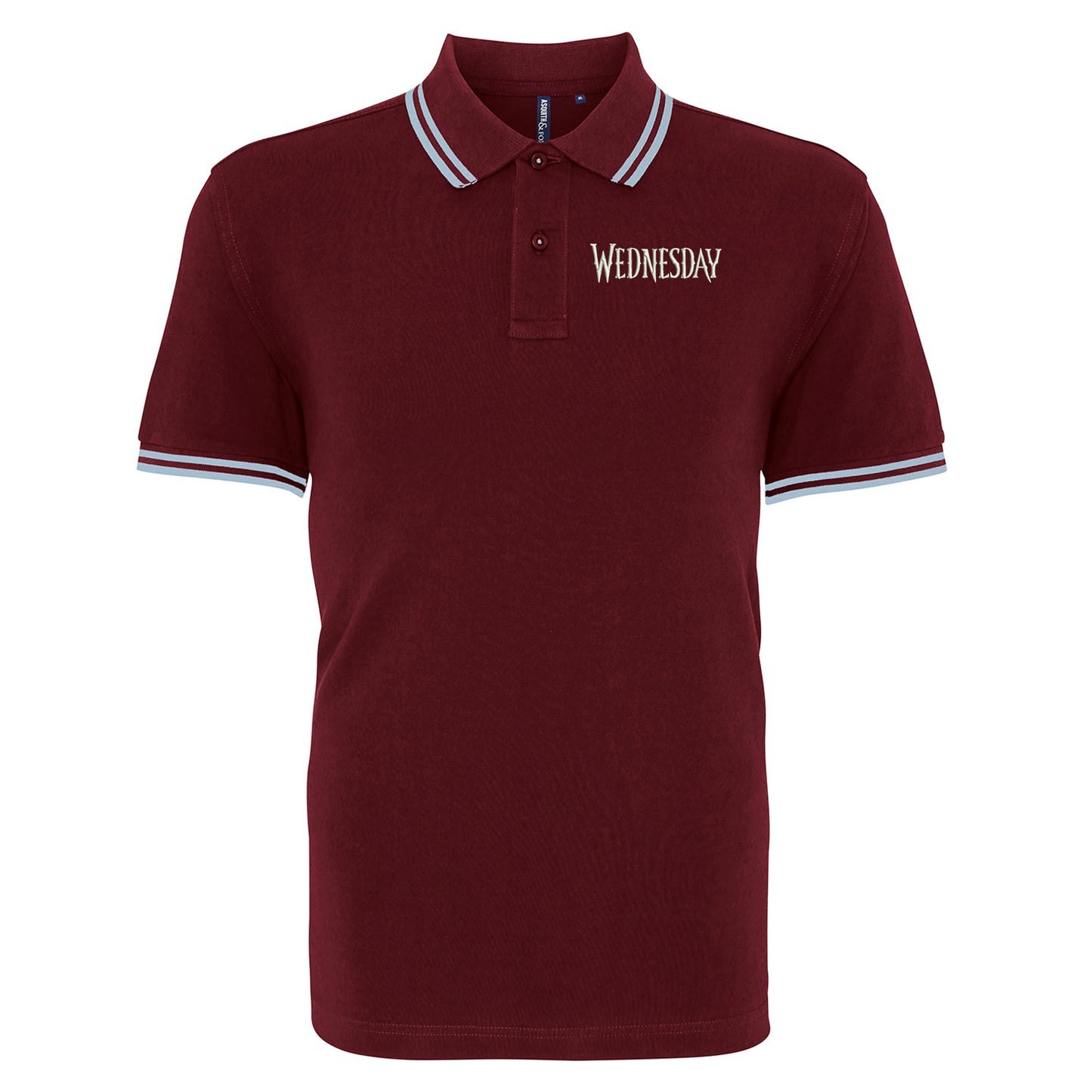 Wednesday TV Series Tipped Polo Shirt