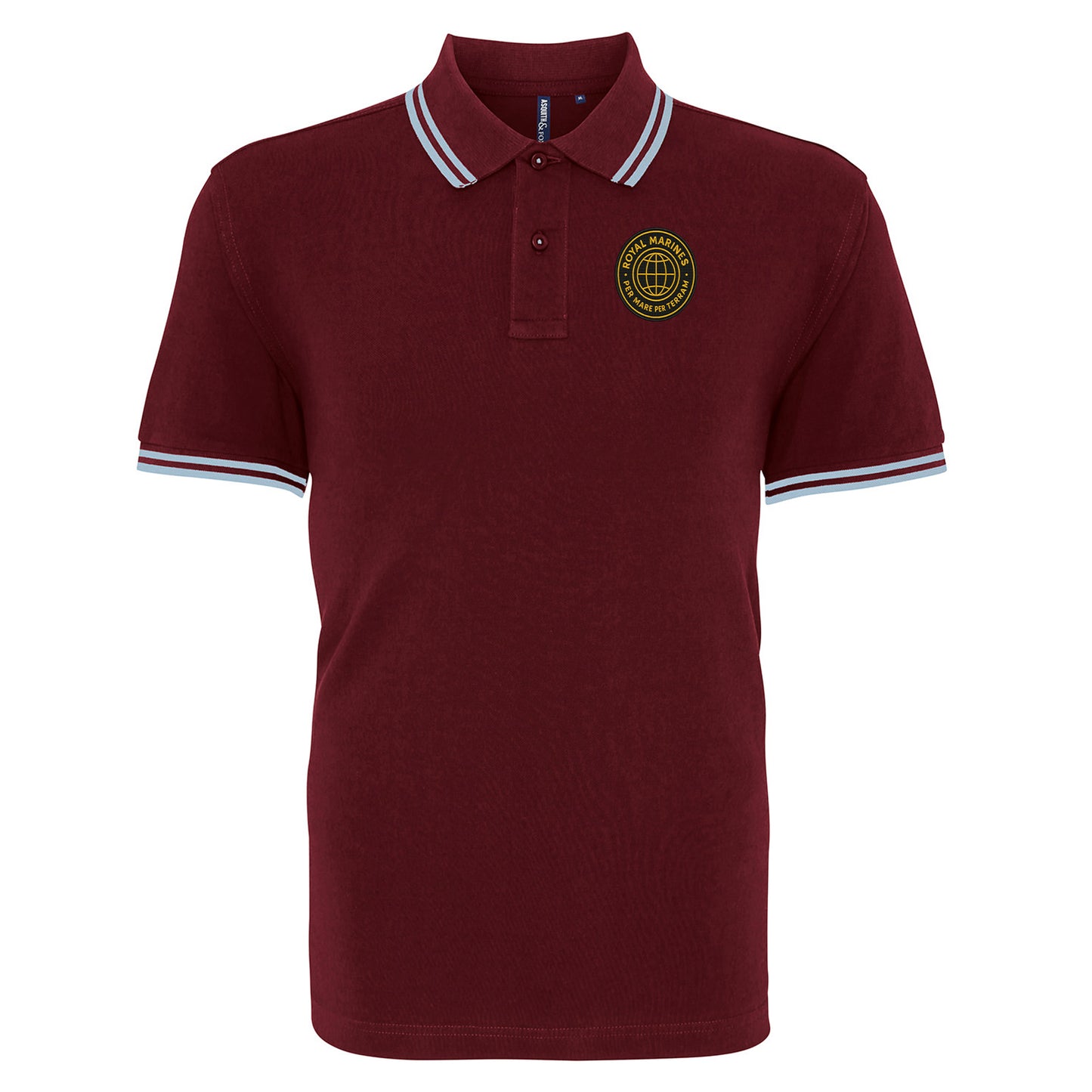 Royal Marines Veterans Tipped Polo Shirt