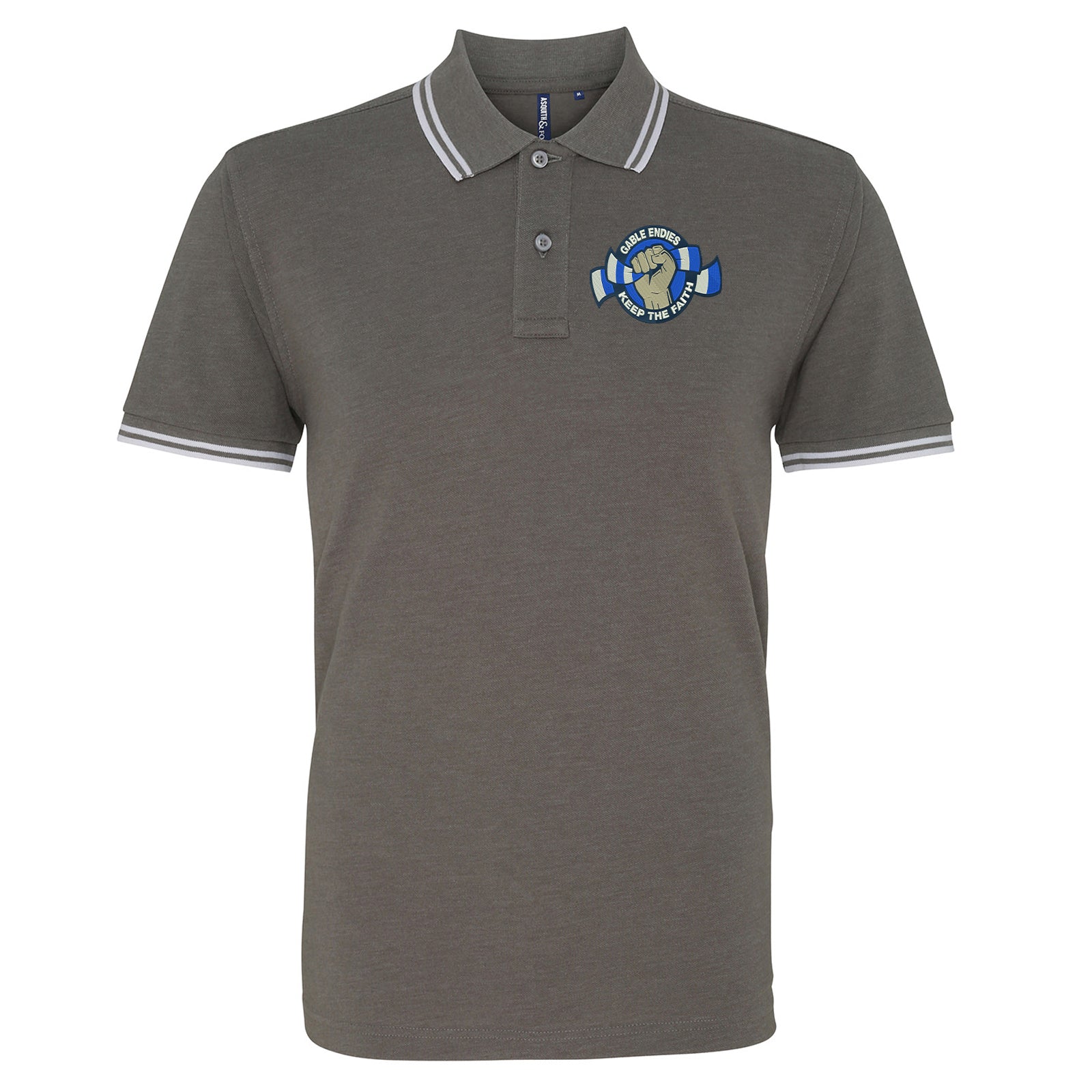 Montrose FC Football Tipped Polo Shirt
