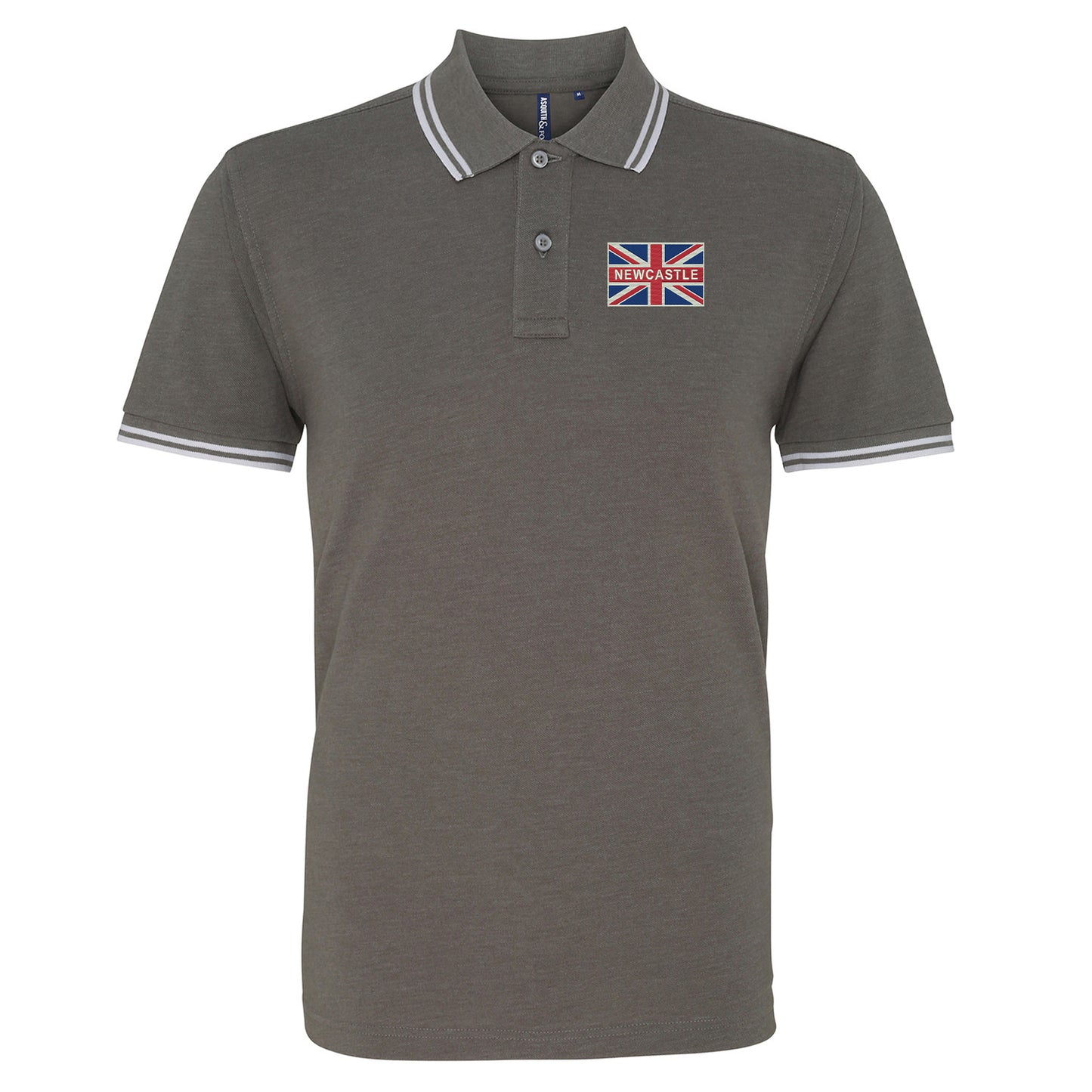 Newcastle United Union Jack Tipped Polo Shirt