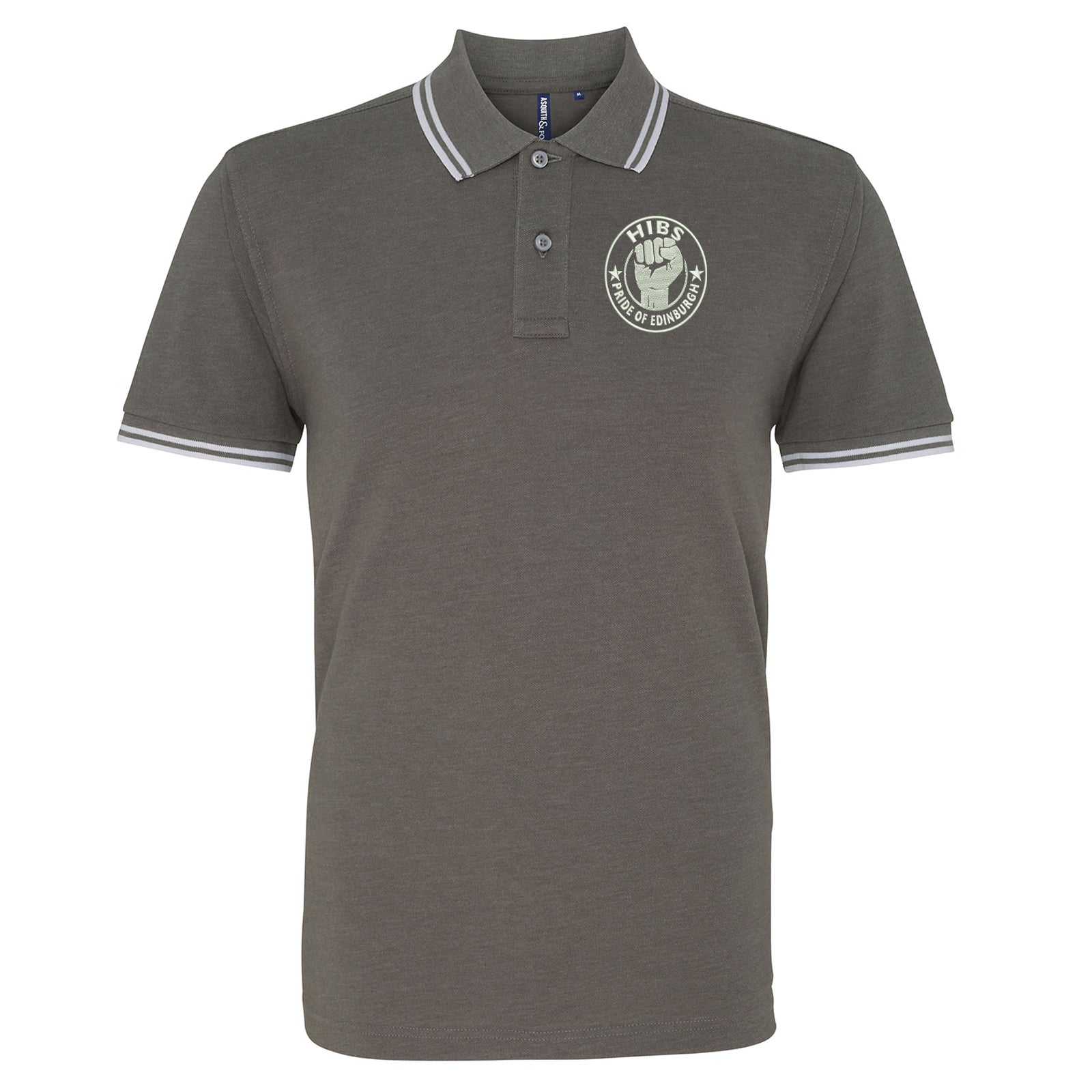 Hibs Pride of Edinburgh Tipped Polo Shirt