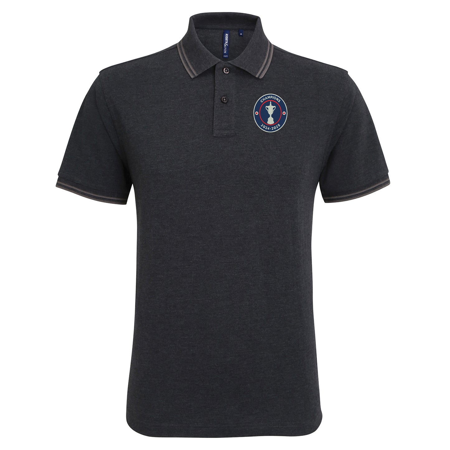 Falkirk Champions 2025 Tipped Polo Shirt