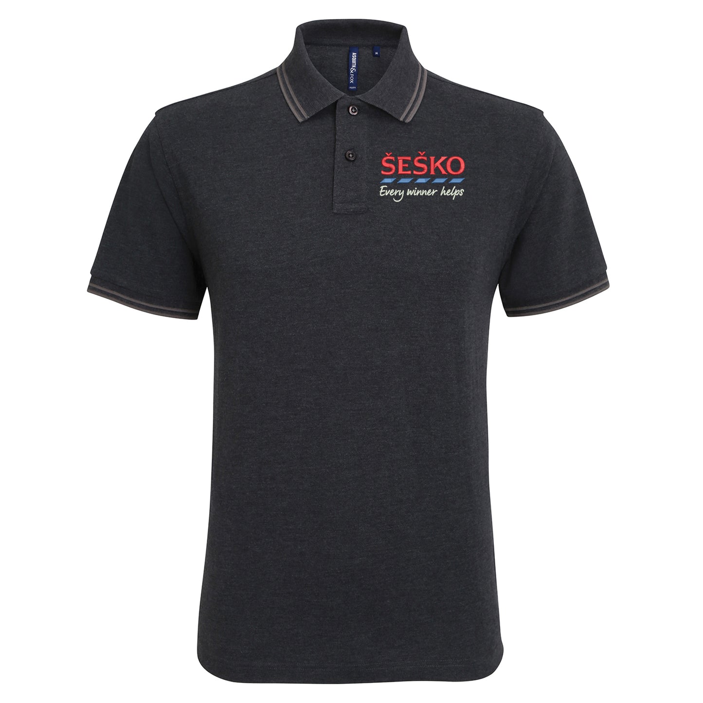 Benjamin Sesko Man Utd Tipped Polo Shirt