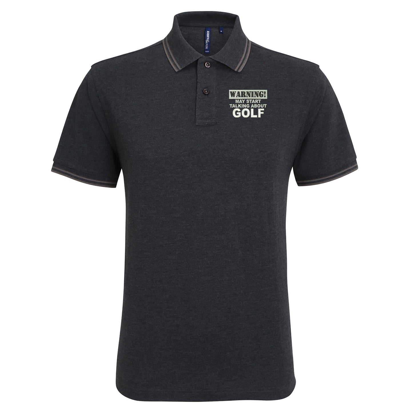 Golf Fan Tipped Polo Shirt