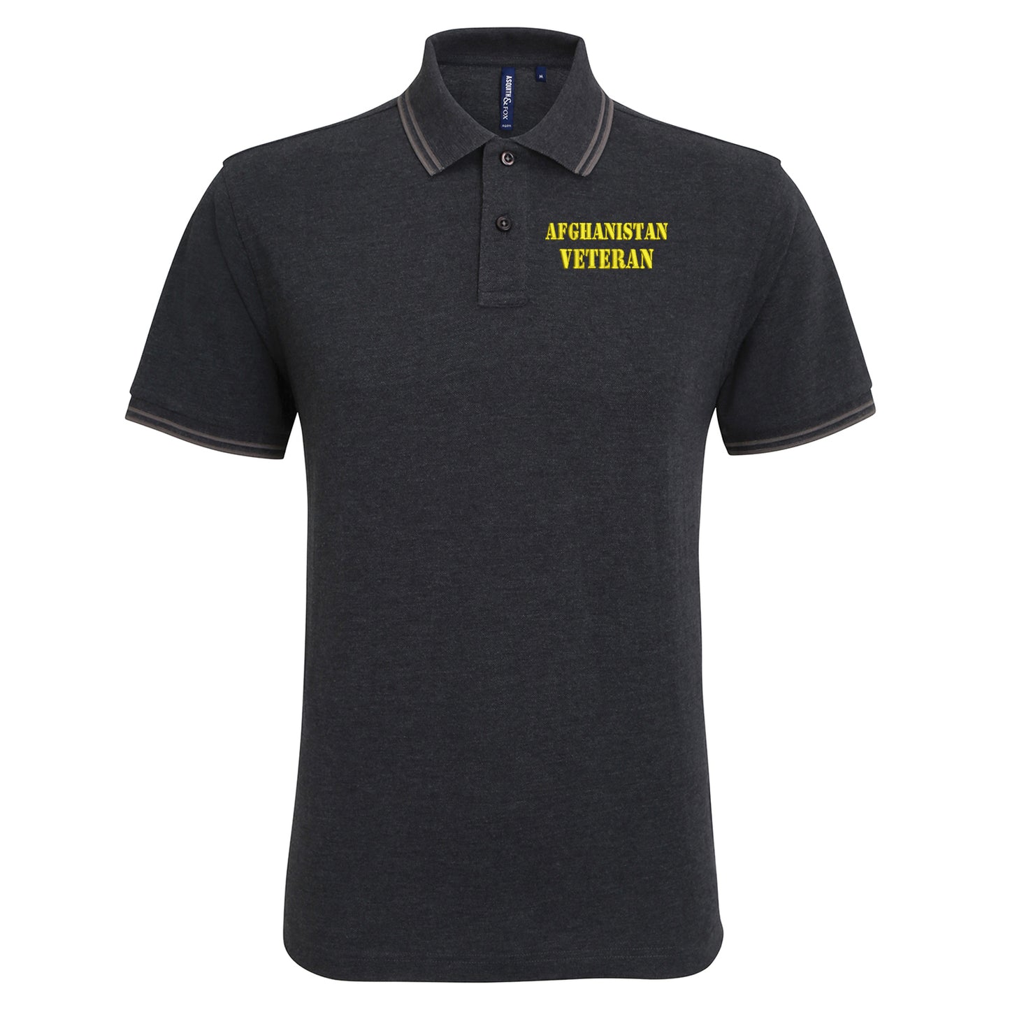 Afghanistan Veteran Tipped Polo Shirt