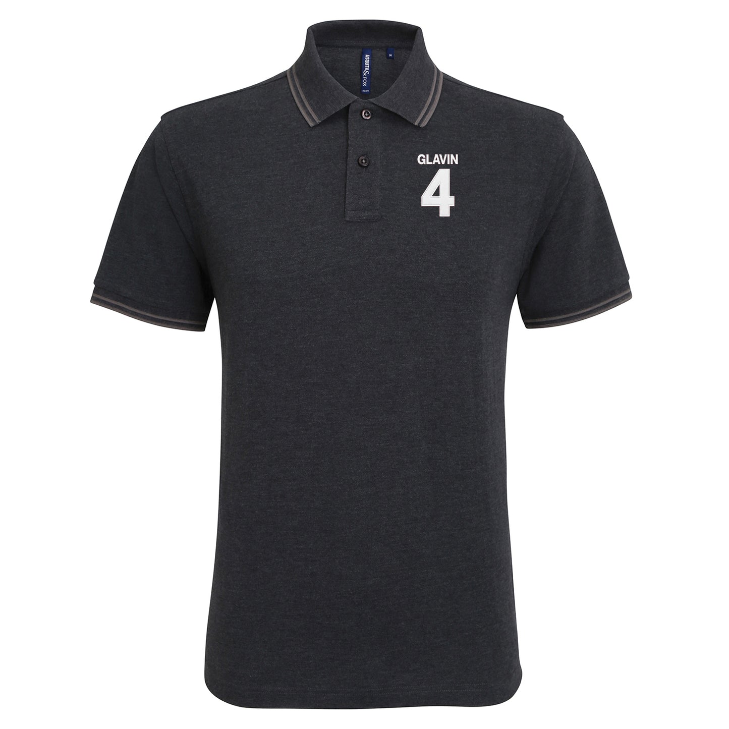 Ronnie Glavin Barnsley Footbal Tipped Polo Shirt