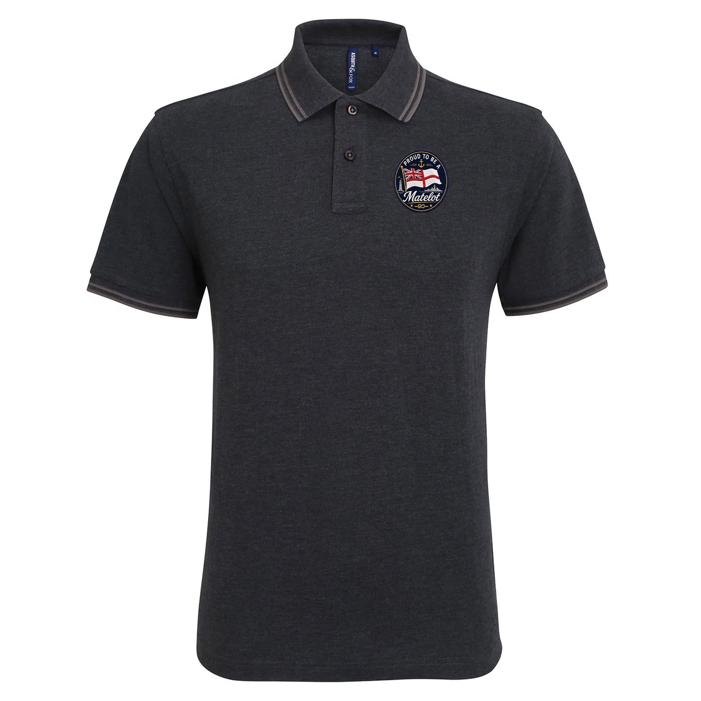 Royal Navy Matelot Tipped Polo Shirt