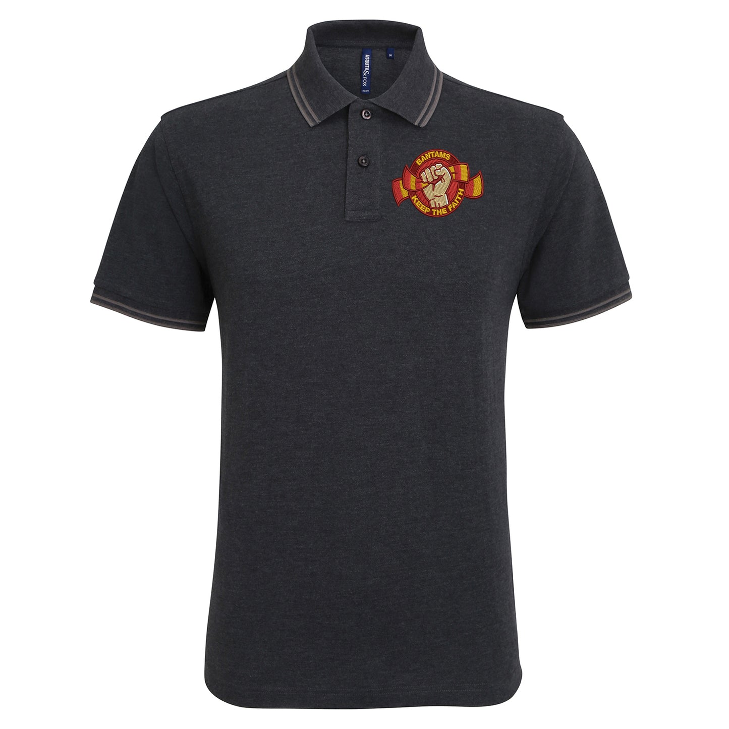 Bradford City Football Tipped Polo Shirt