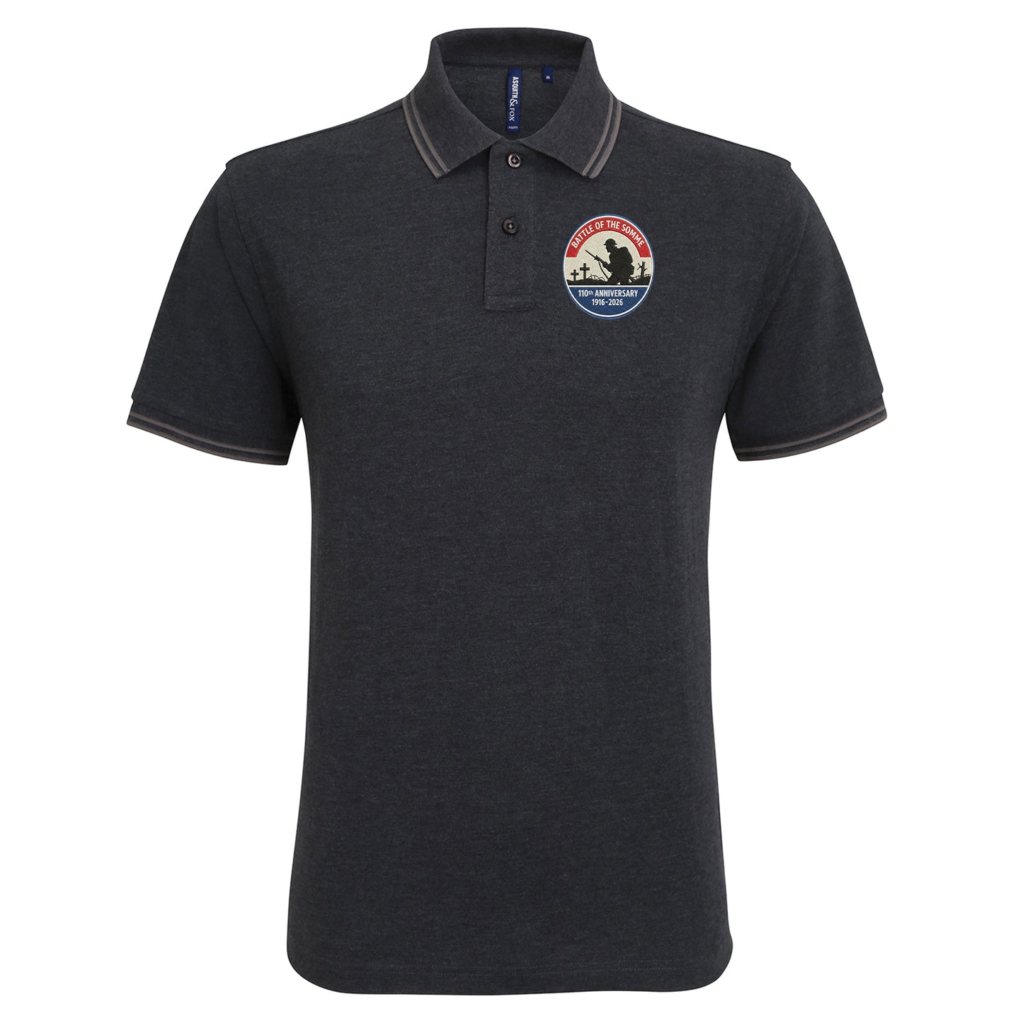 Battle of The Somme 110th Anniversary Tipped Polo Shirt