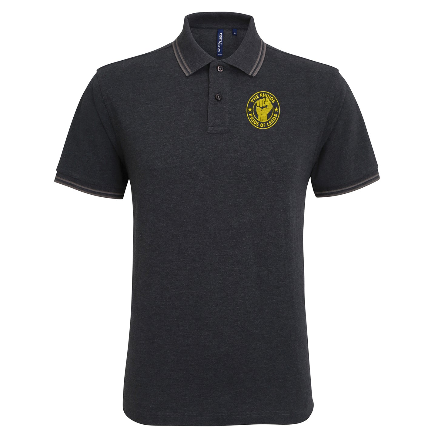 Leeds Rhinos Rugby League Tipped Polo Shirt
