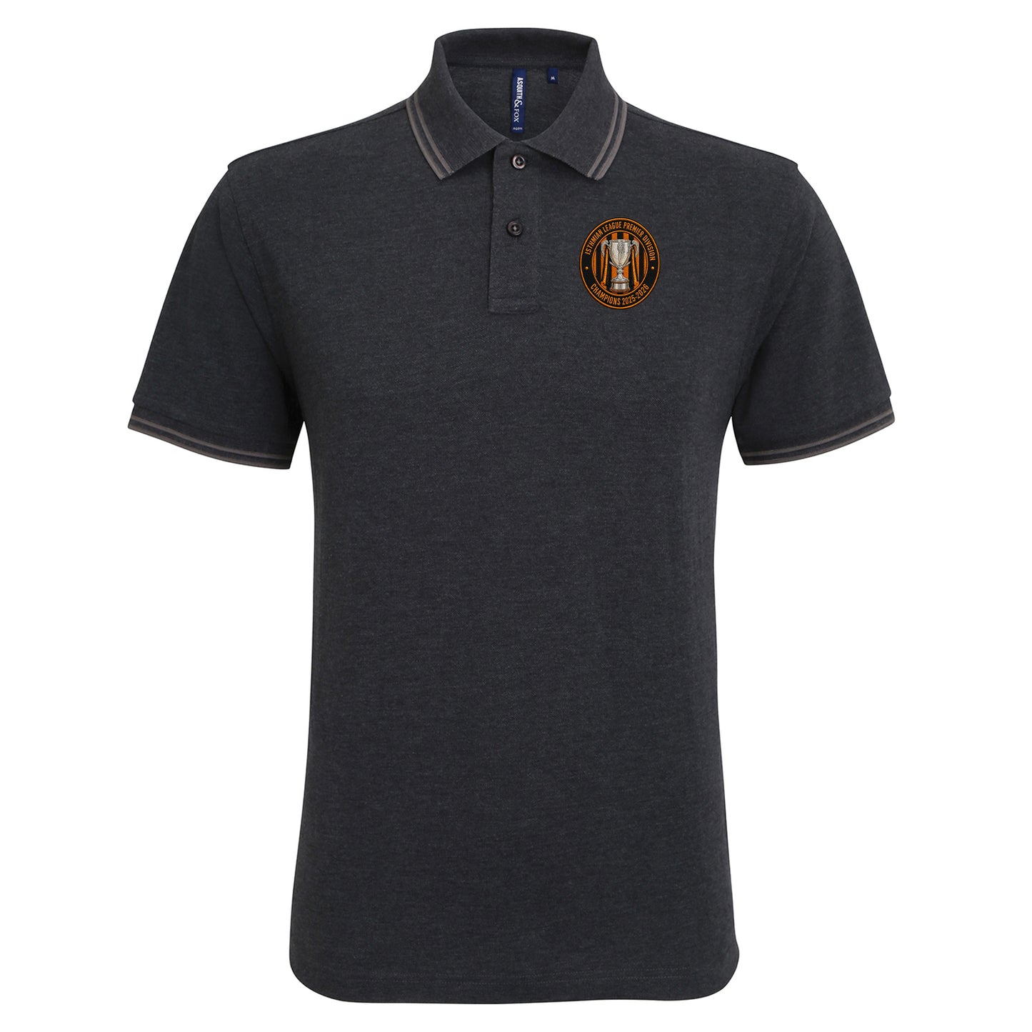 Folkestone Invicta Isthmian Premie League Champions Tipped Polo Shirt