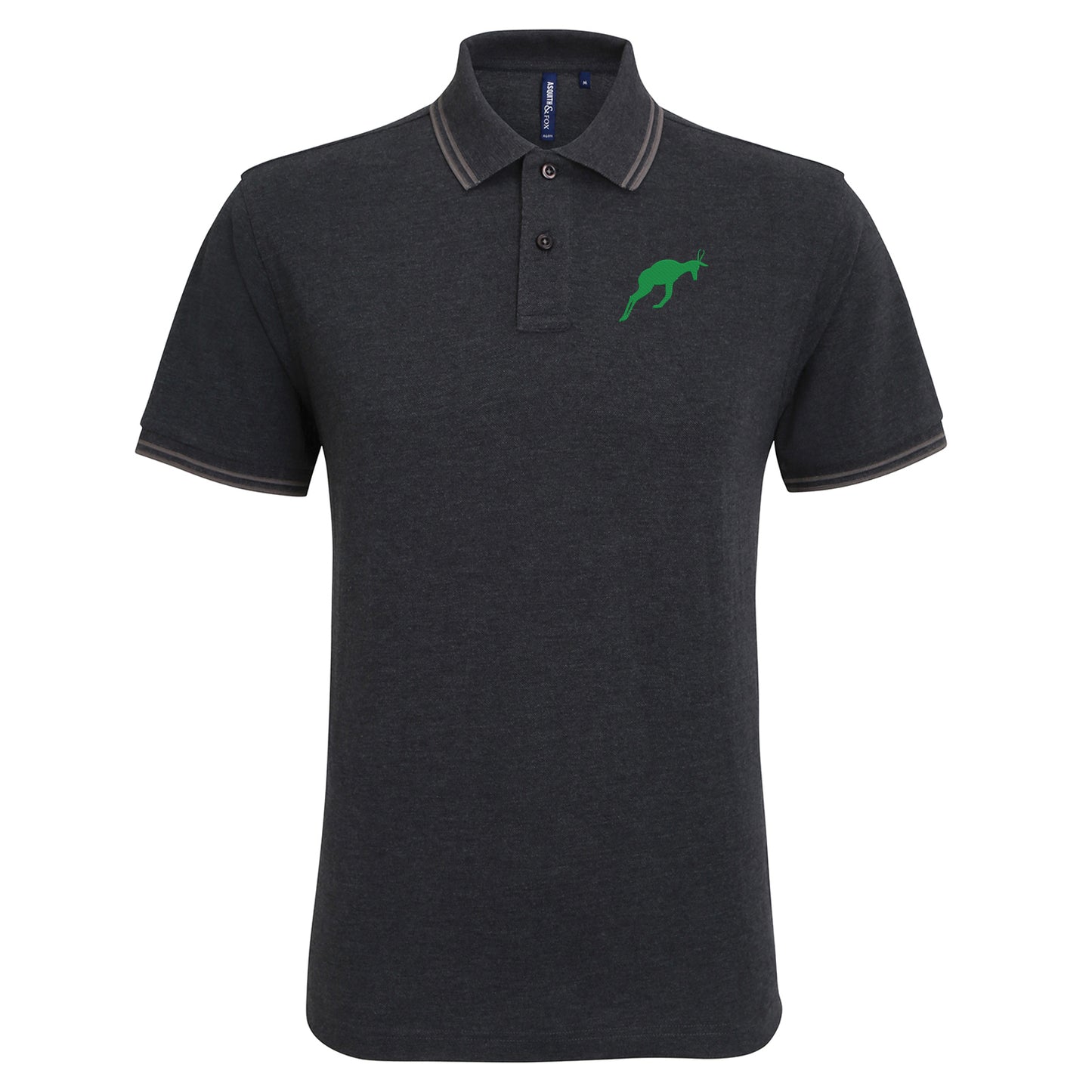 Retro South Africa Rugby 1906 Embroidered Tipped Polo Shirt