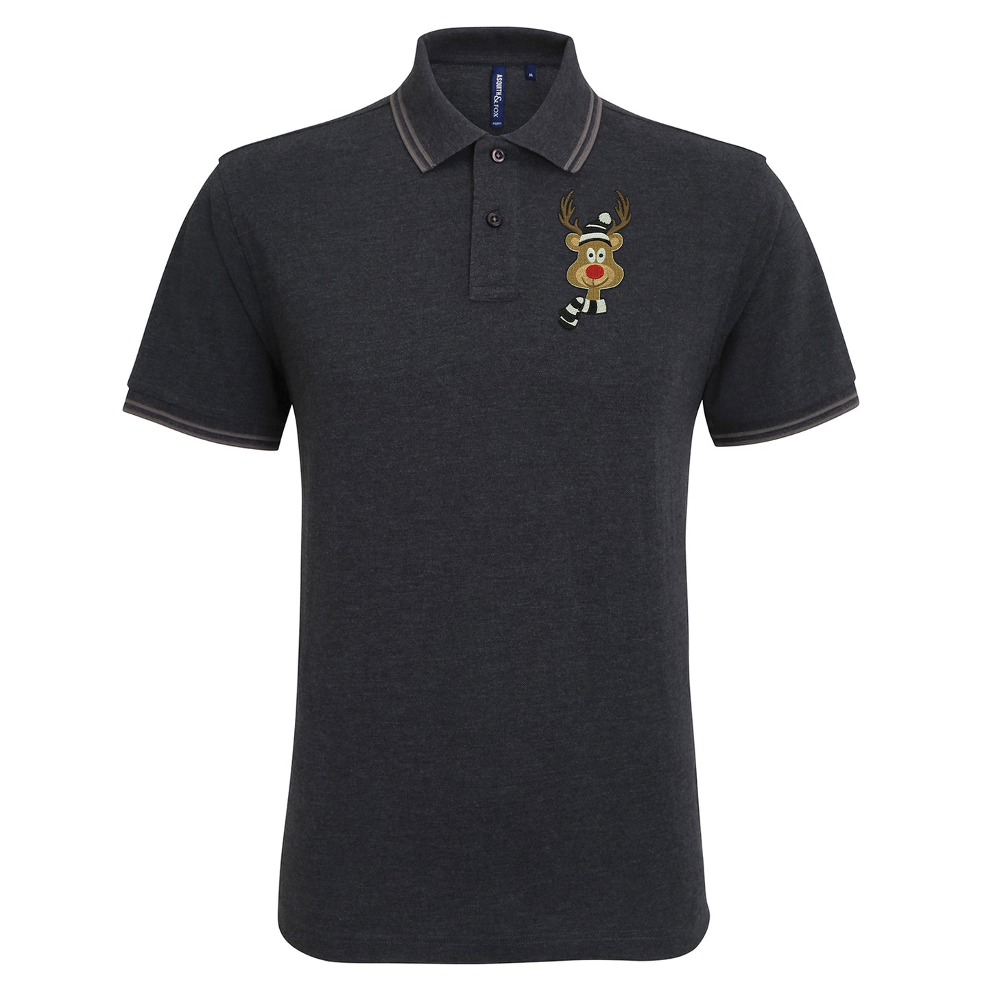Newcastle United Rudolph Football Tipped Polo Shirt