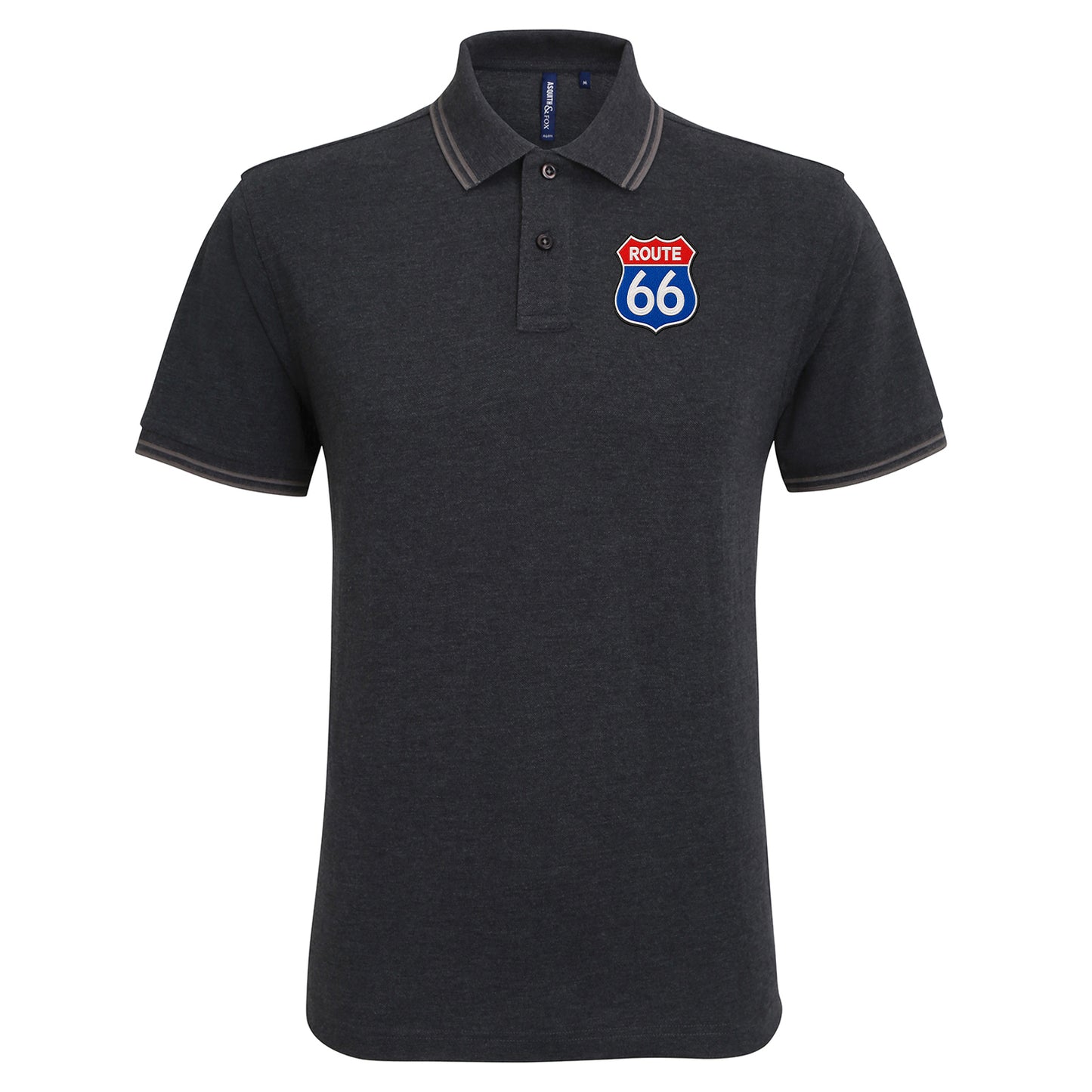 Route 66 Tipped Polo Shirt