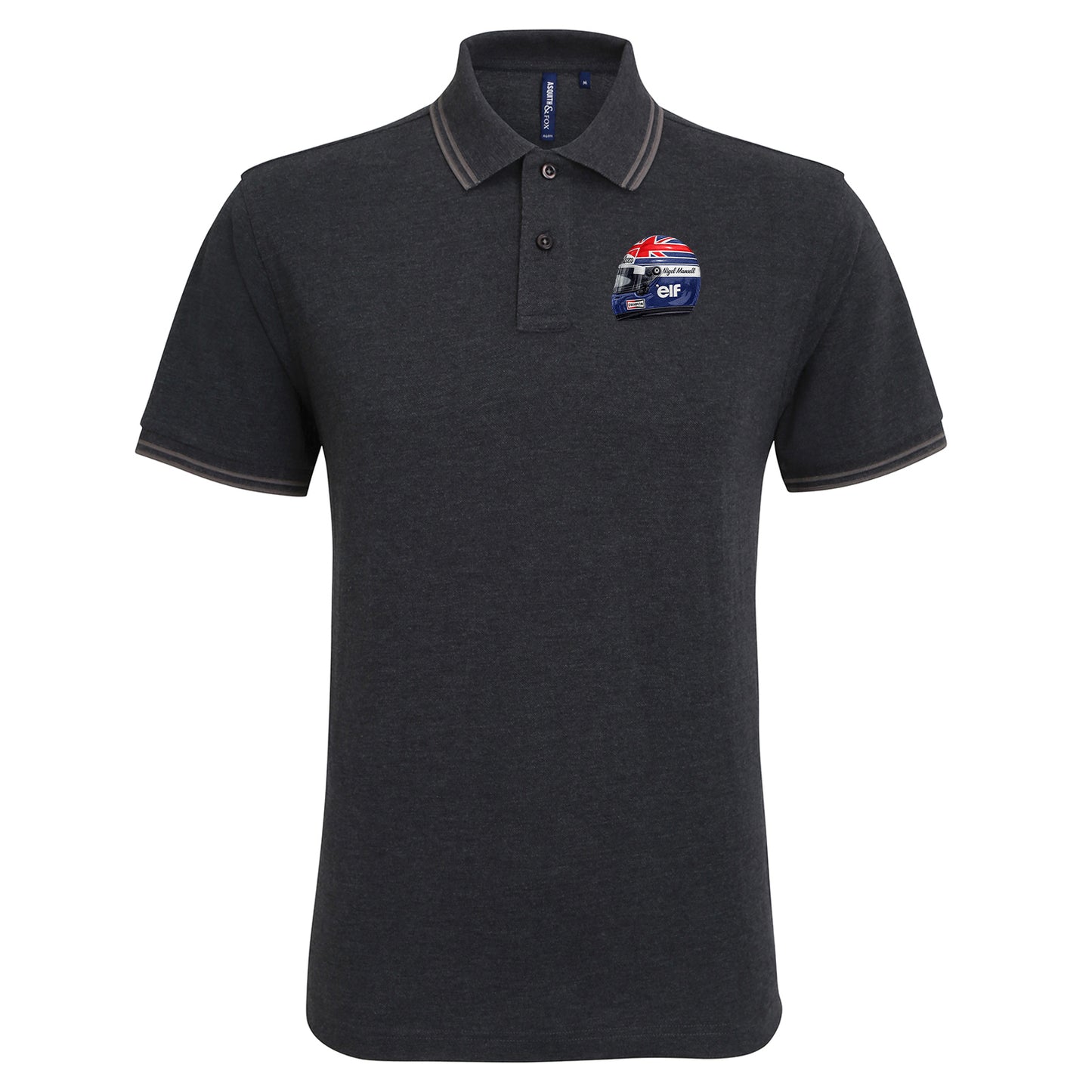 Nigel Mansell World Champion 1992 Tipped Polo Shirt