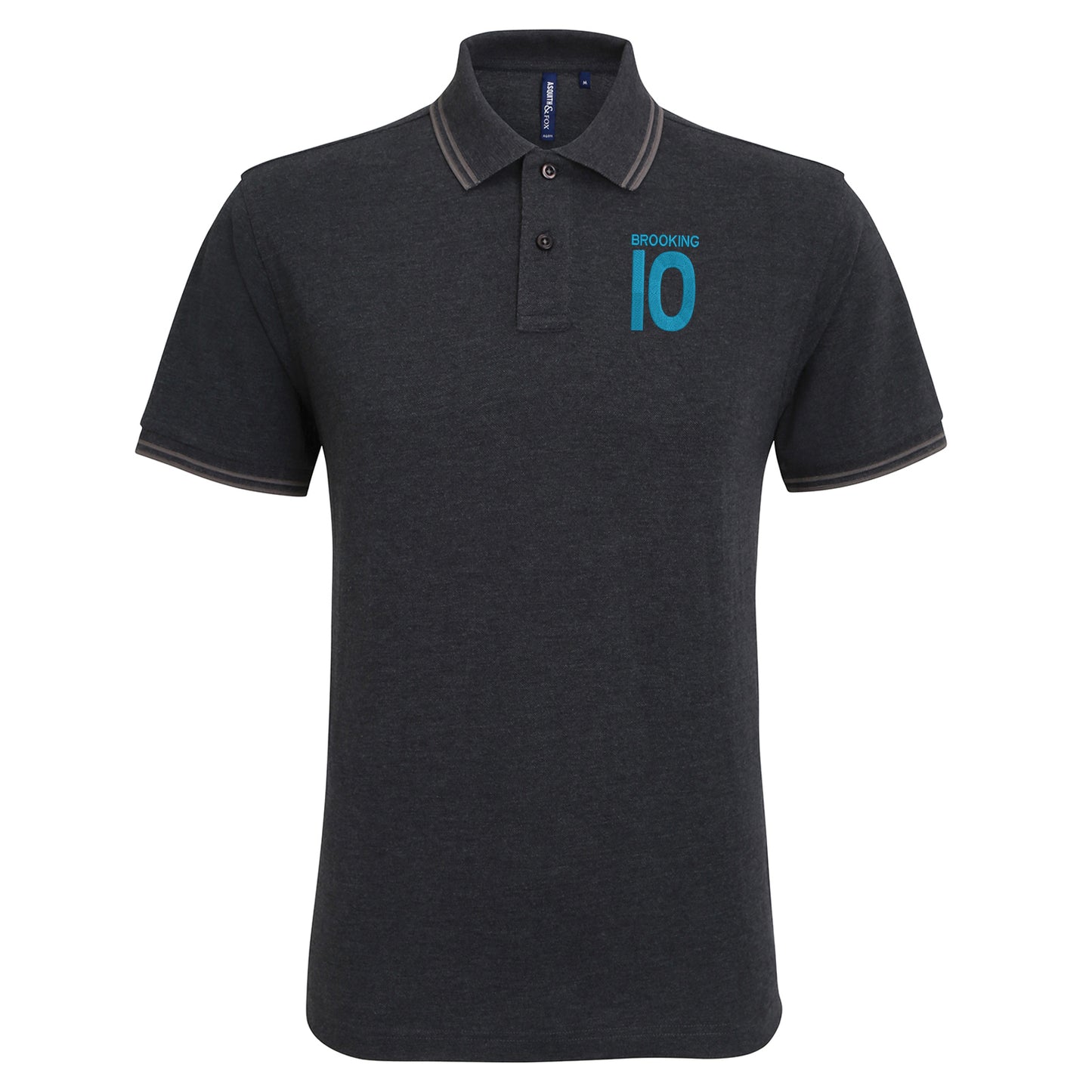 Brooking 10 Embroidered Tipped Polo Shirt