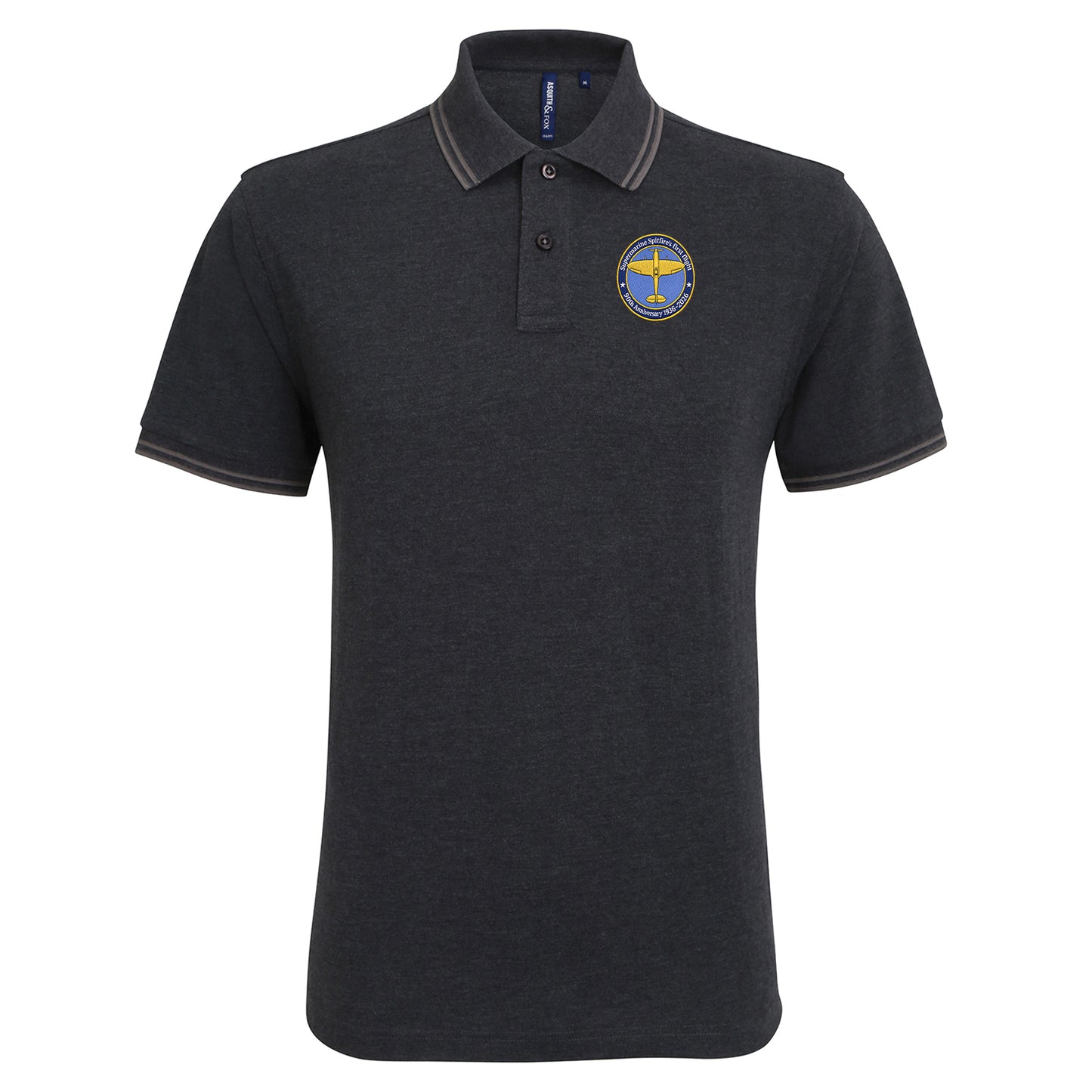 Spitfire's Flight 90th Anniversary Tipped Polo Shirt