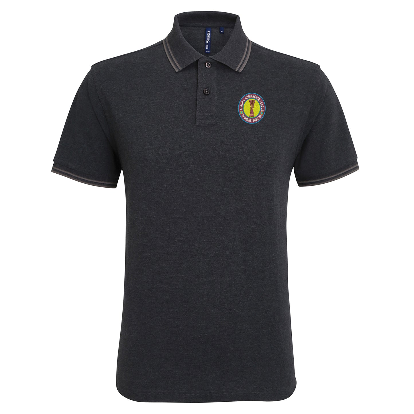 Europa Conference League Winners 2023 Embroidered Tipped Polo Shirt