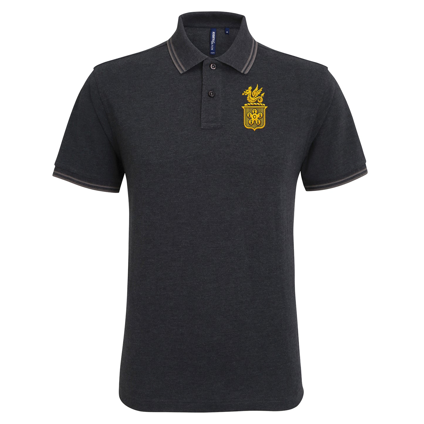 Classic Leicester City Football Tipped Polo Shirt