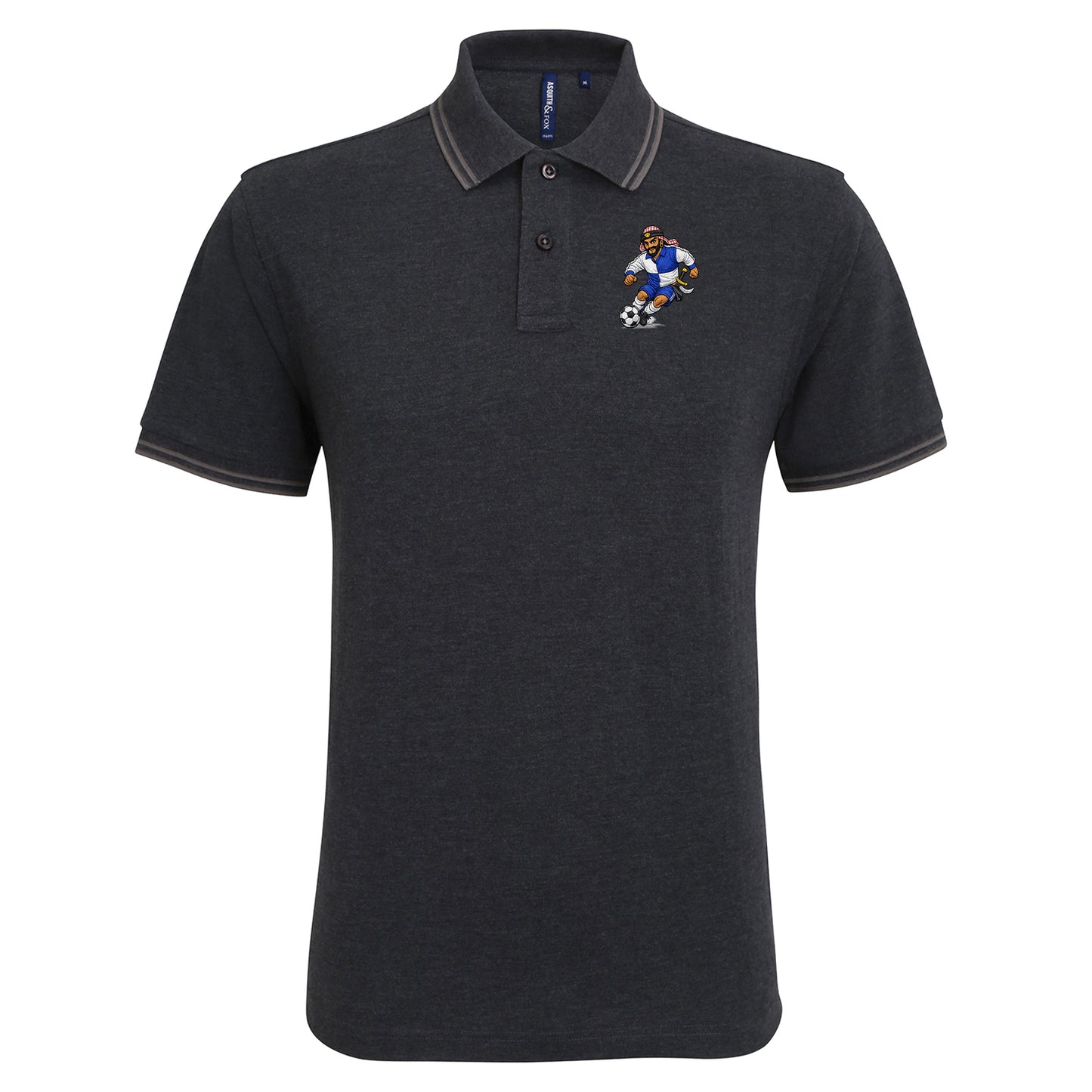 Bristol Rovers Football Tipped Polo Shirt