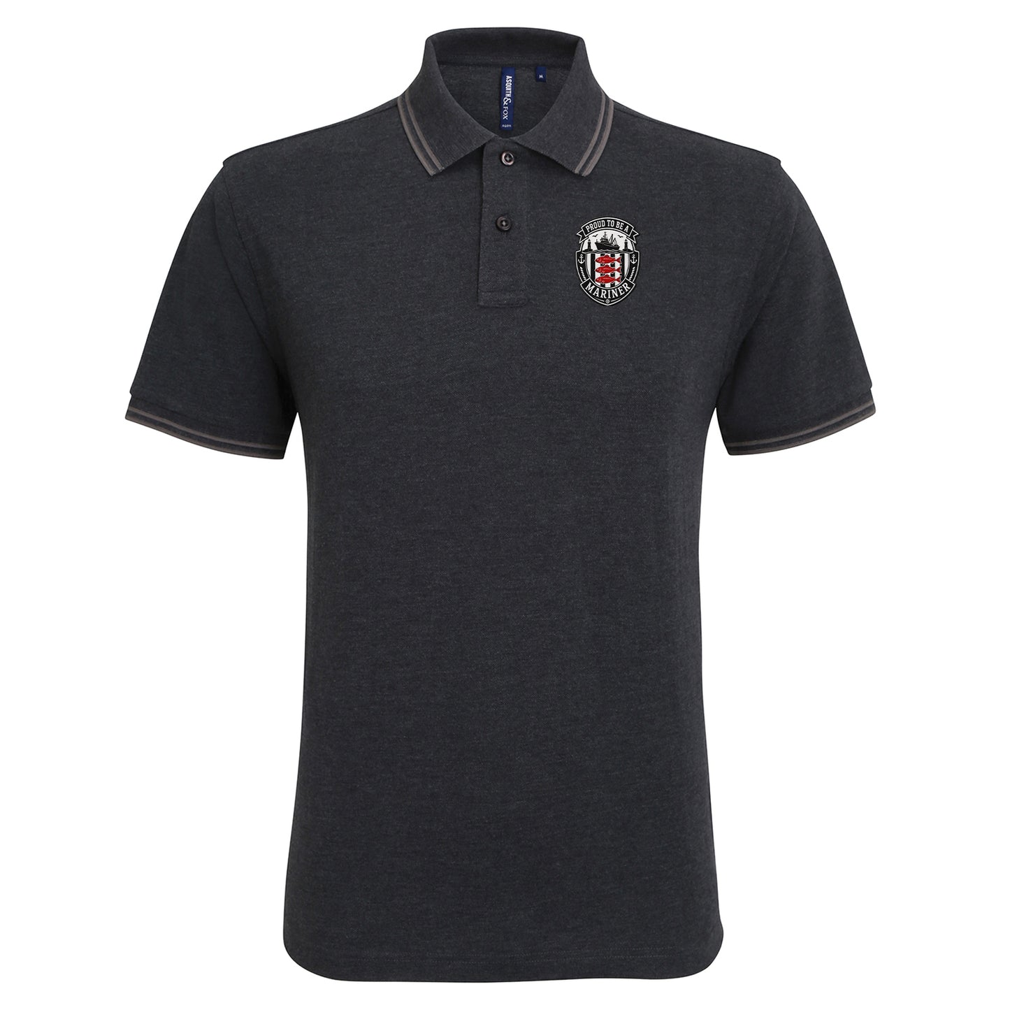 Proud to Be a Mariner Tipped Polo Shirt