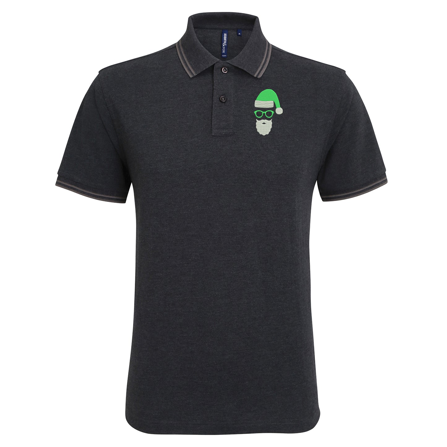 Celtic FC Christmas Tipped Polo Shirt