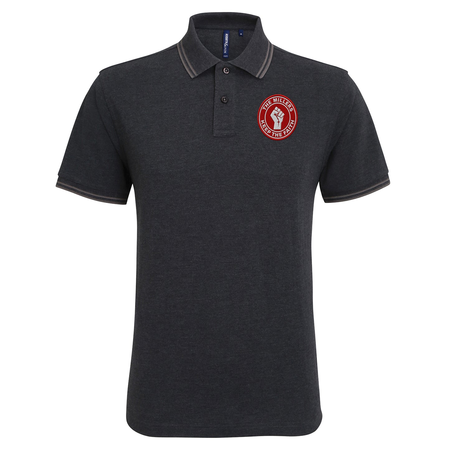 Rotherham United The Millers Football Fans Tipped Polo Shirt