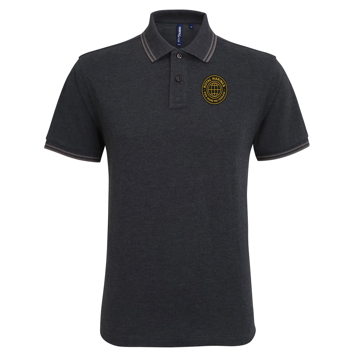 Royal Marines Veterans Tipped Polo Shirt