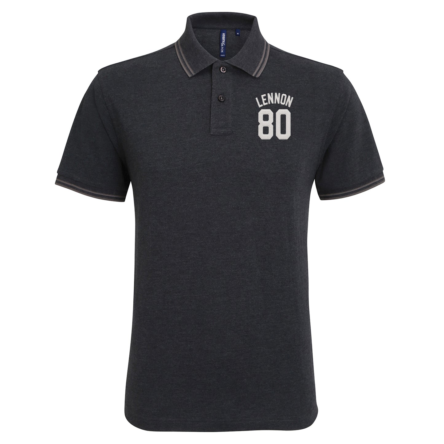 John Lennon Football Tipped Polo Shirt