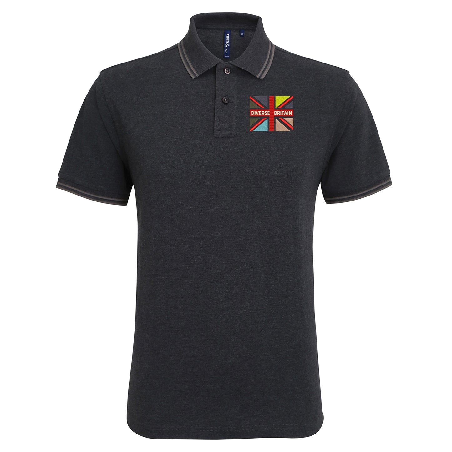 Diverse Britain Tipped Polo Shirt