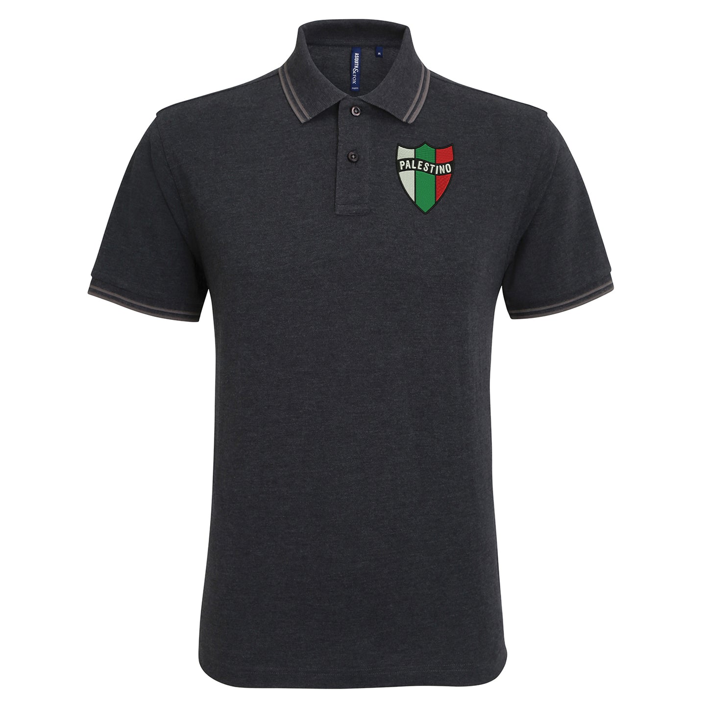 Palestino Football Tipped Polo Shirt