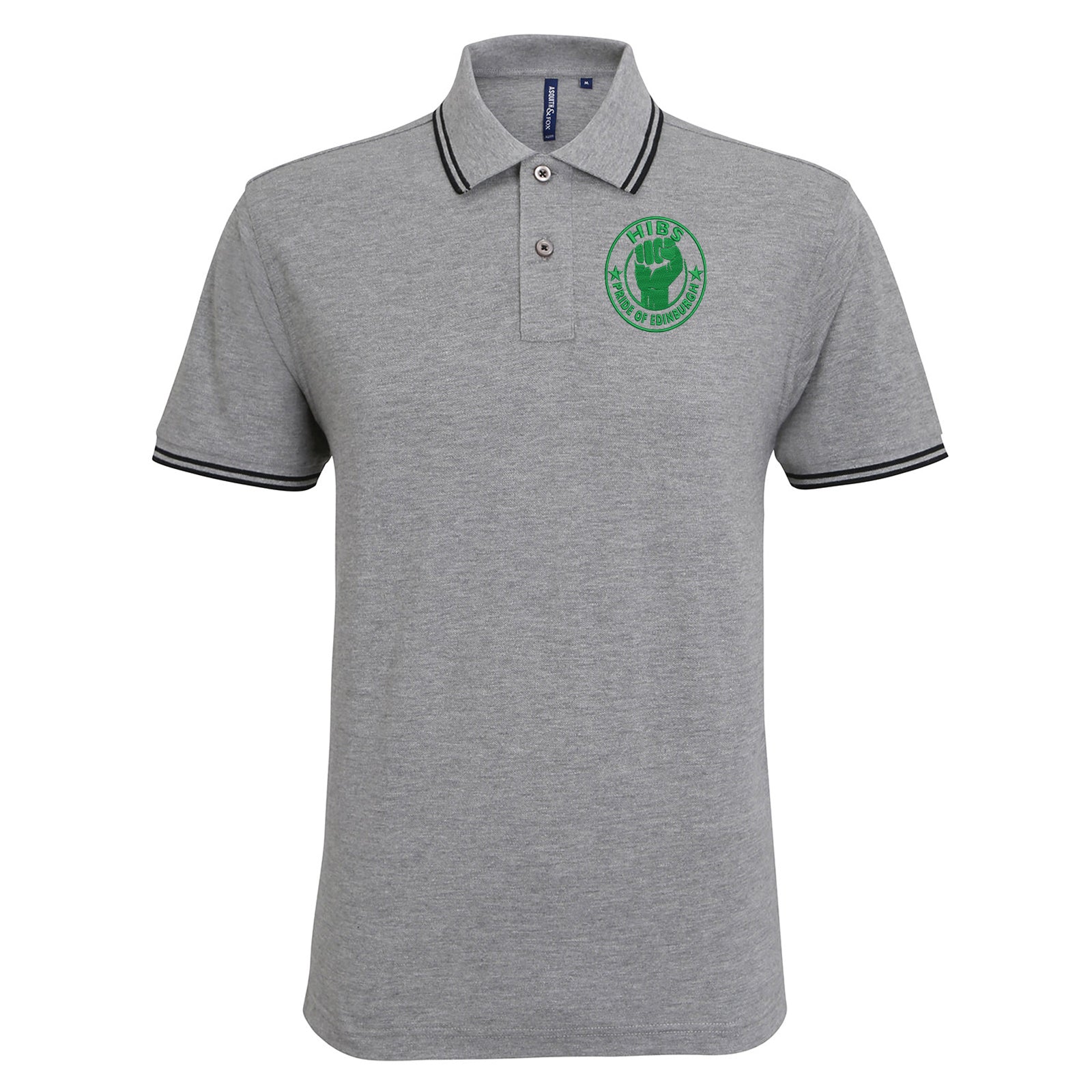 Hibs Pride of Edinburgh Tipped Polo Shirt