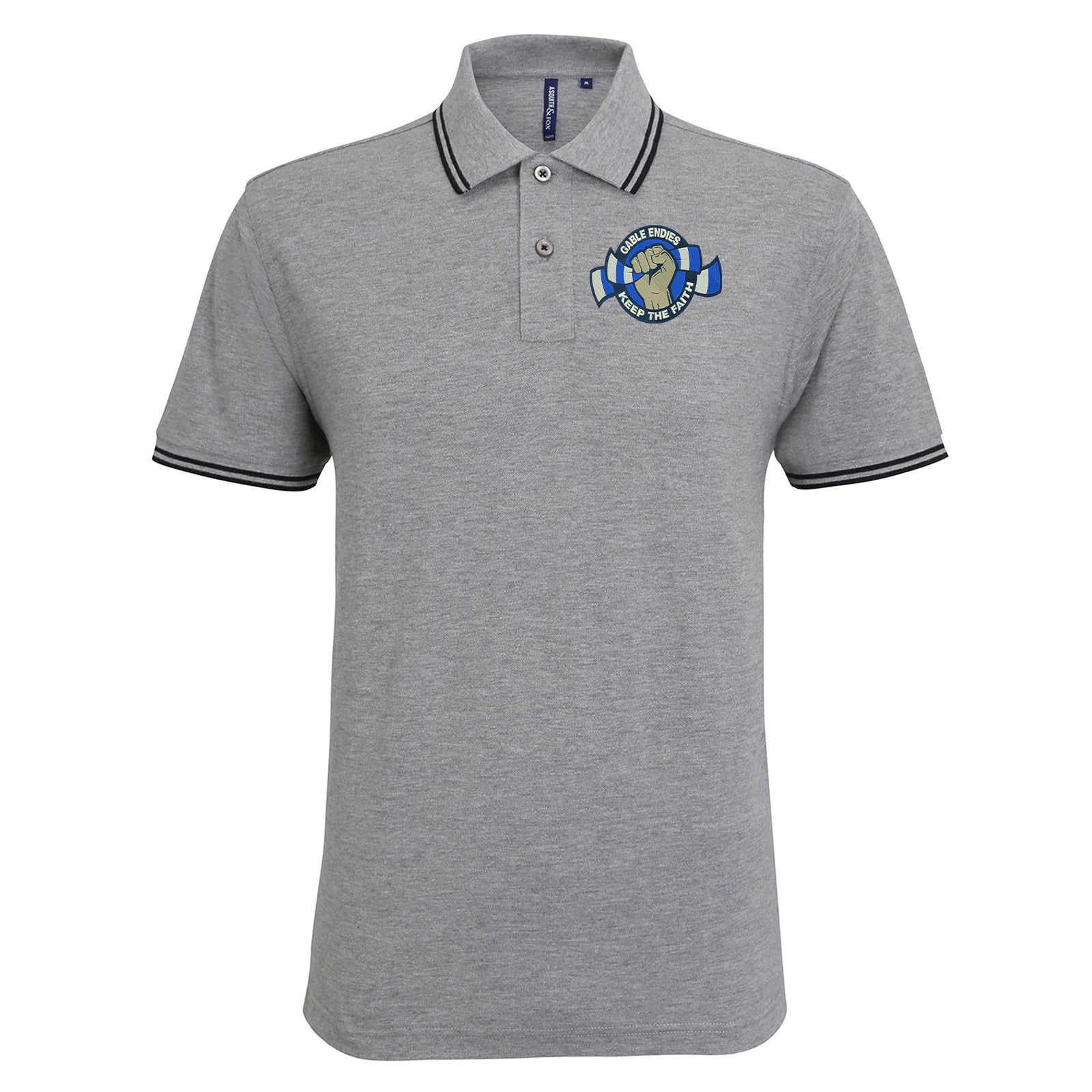 Montrose FC Football Tipped Polo Shirt