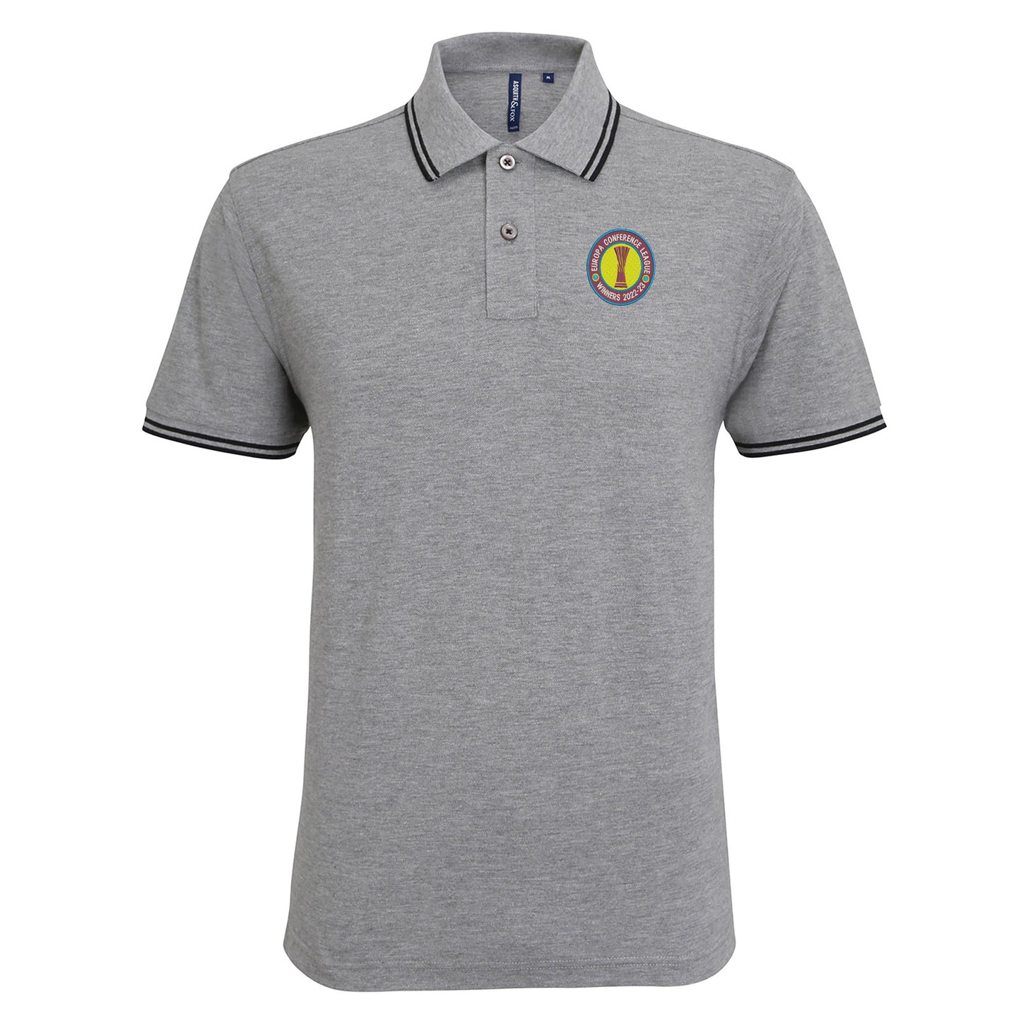 Europa Conference League Winners 2023 Embroidered Tipped Polo Shirt